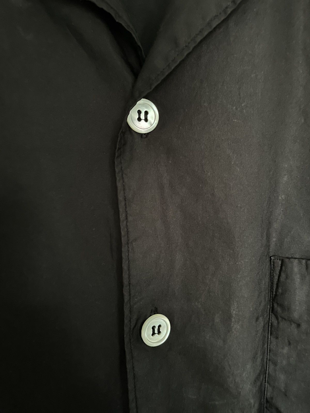 Comme des Garcons Homme Comme des Garcon Homme Nylon Camp Collar Shirt Size US M / EU 48-50 / 2 - 3 Thumbnail