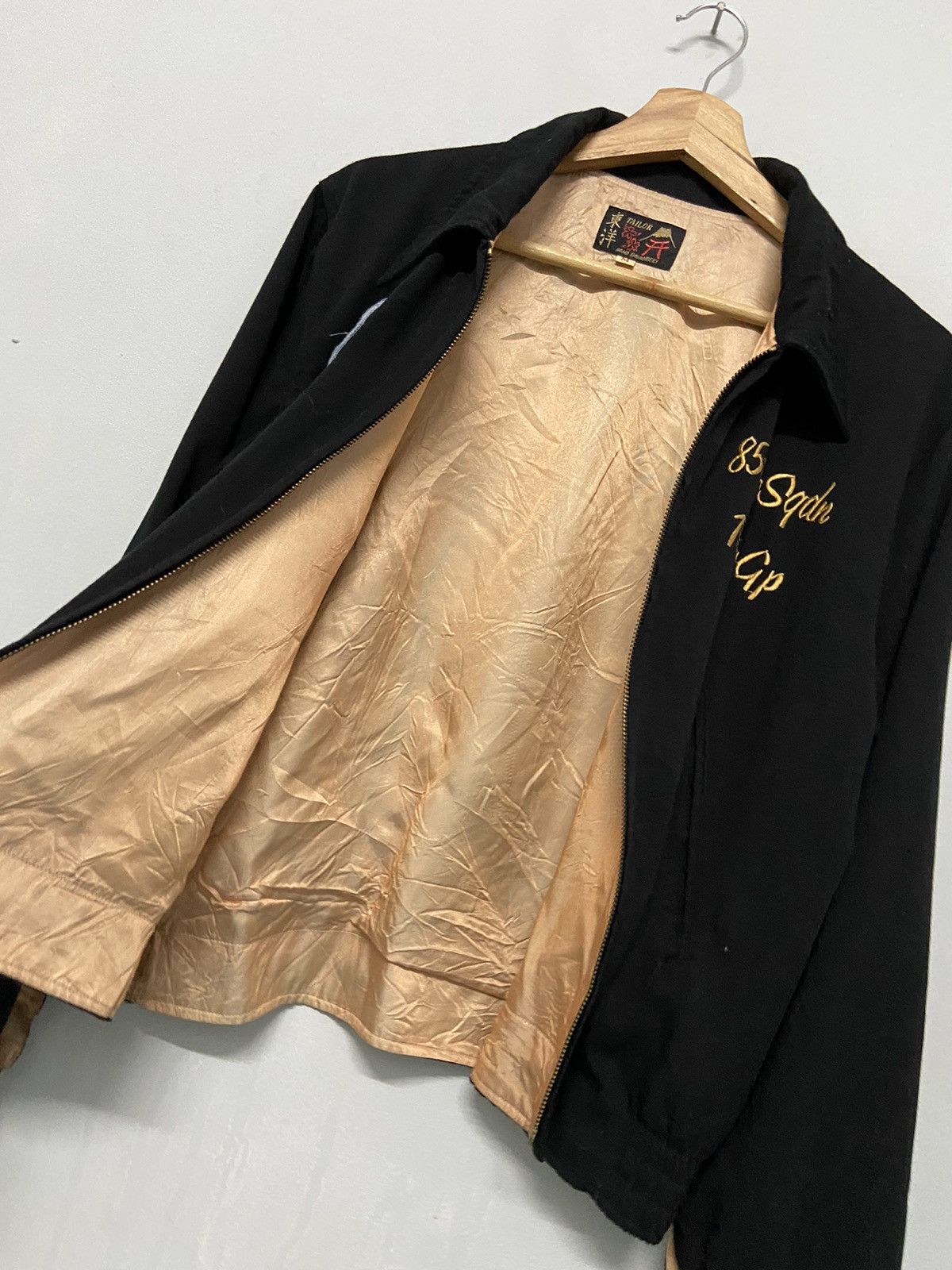 Tailor Toyo Vintage 90s Tailor Toyo Flying Skull Sukajan Embroidery Rare Size US M / EU 48-50 / 2 - 20 Thumbnail