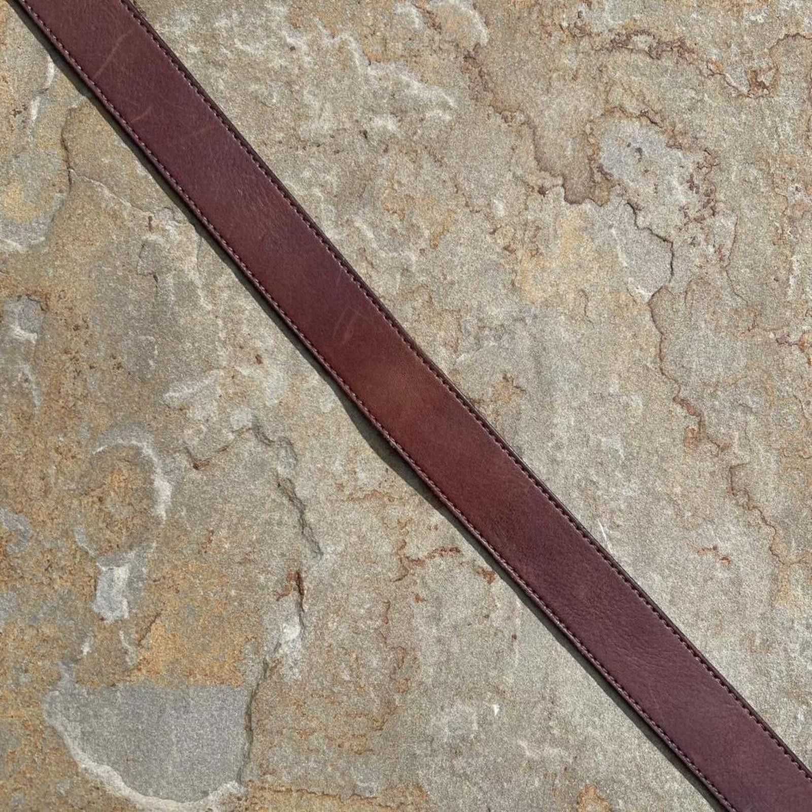 Arizona Jean Co. Y2K Brown Leather Belt Made in USA Size ONE SIZE - 3 Thumbnail