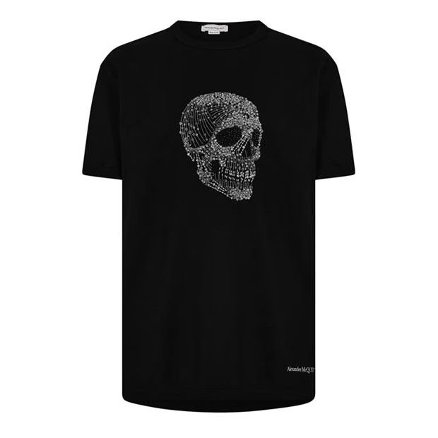 image of Alexander Mcqueen O1G2R1Mq0324 T-Shirt In Black, Men's (Size Large)