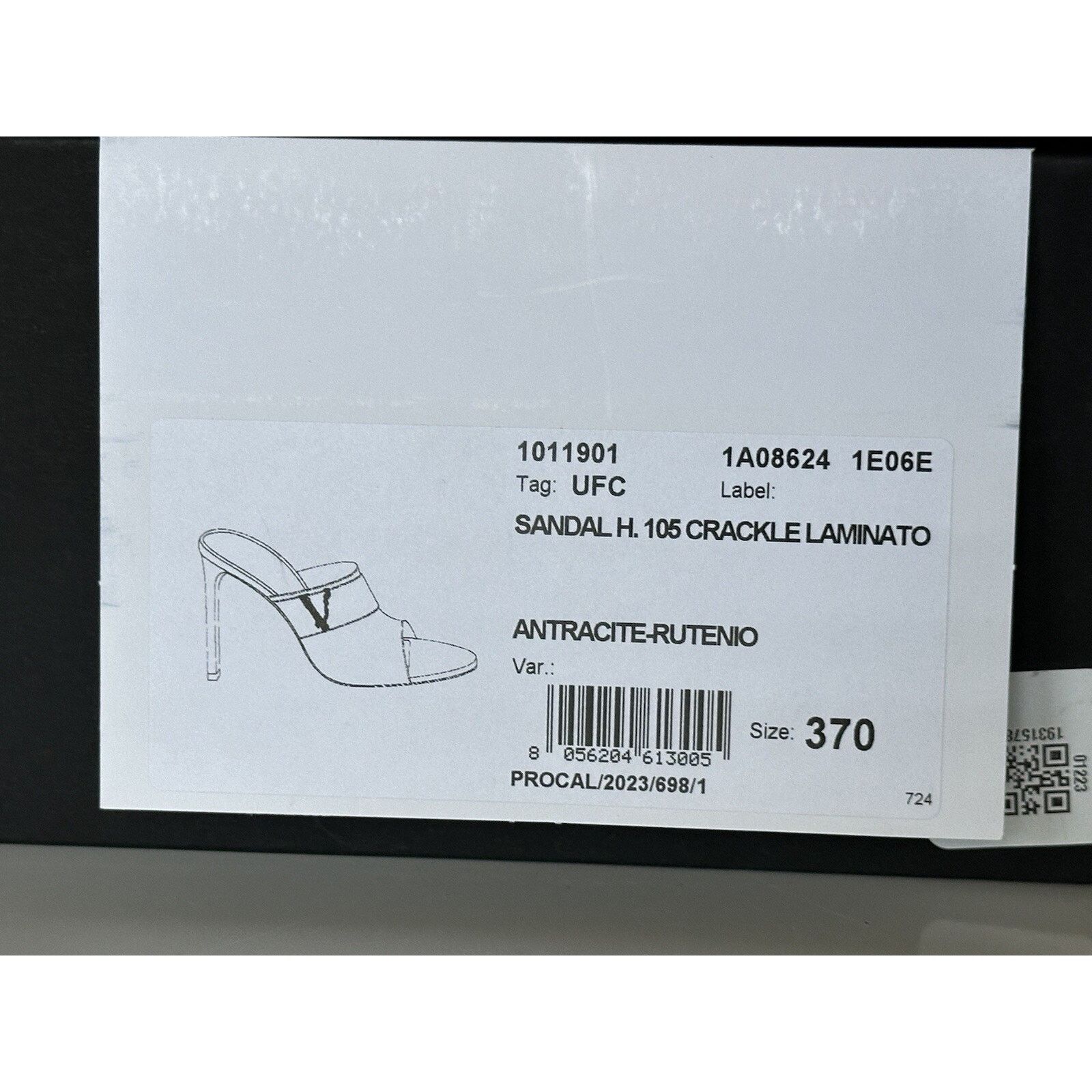 Versace Versace Virtus Leather Black Sandals Shoes 7 US 1011901 Size US 7 / IT 37 - 17 Thumbnail