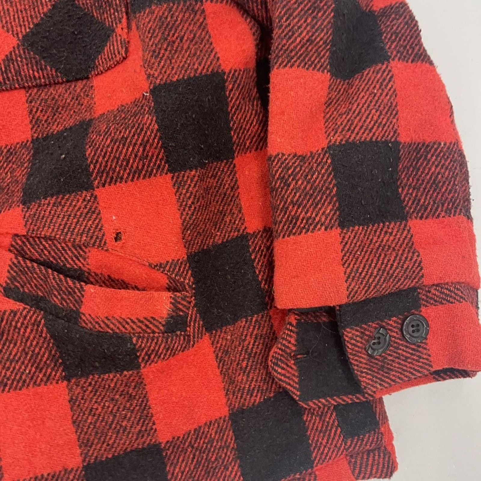 Other Vintage 80s Weatherguard Red Buffalo Check Bomber Jacket Size US M / EU 48-50 / 2 - 3 Thumbnail