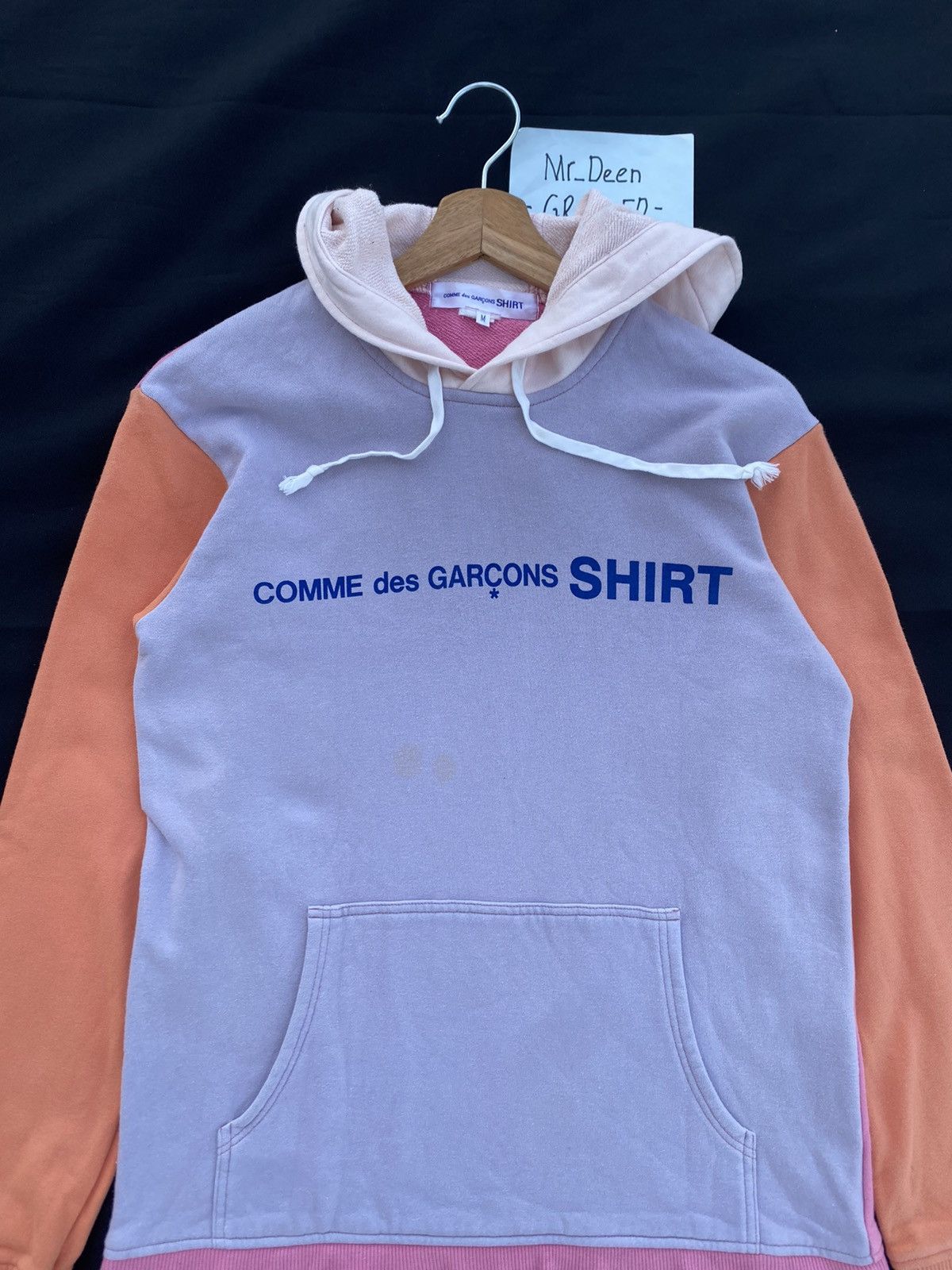 Comme des Garcons Rare Vintage COMME des GARCONS SHIRT Spellout Hoodie Size US M / EU 48-50 / 2 - 8 Thumbnail