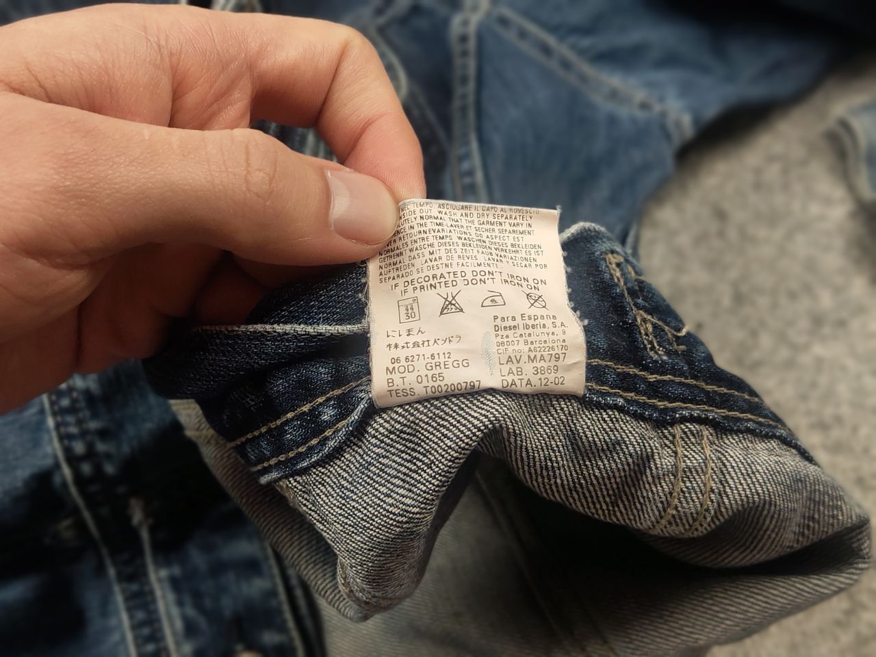Diesel Vintage 90's Diesel Gregg Denim Button Jacket Y2K Style LGB Size US L / EU 52-54 / 3 - 13 Thumbnail