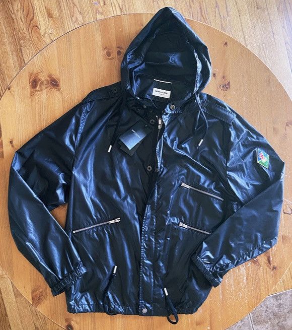 Saint Laurent Paris Saint Laurent Paris - Nylon Hooded Parka Windbreaker (Patch) Size US XL / EU 56 / 4 - 3 Thumbnail