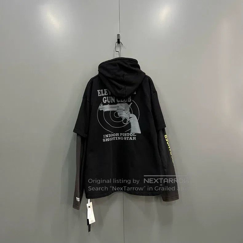 Vetements VETEMENTS Gun Lettering Fake Two-Piece Hoodie Size US L / EU 52-54 / 3 - 2 Thumbnail