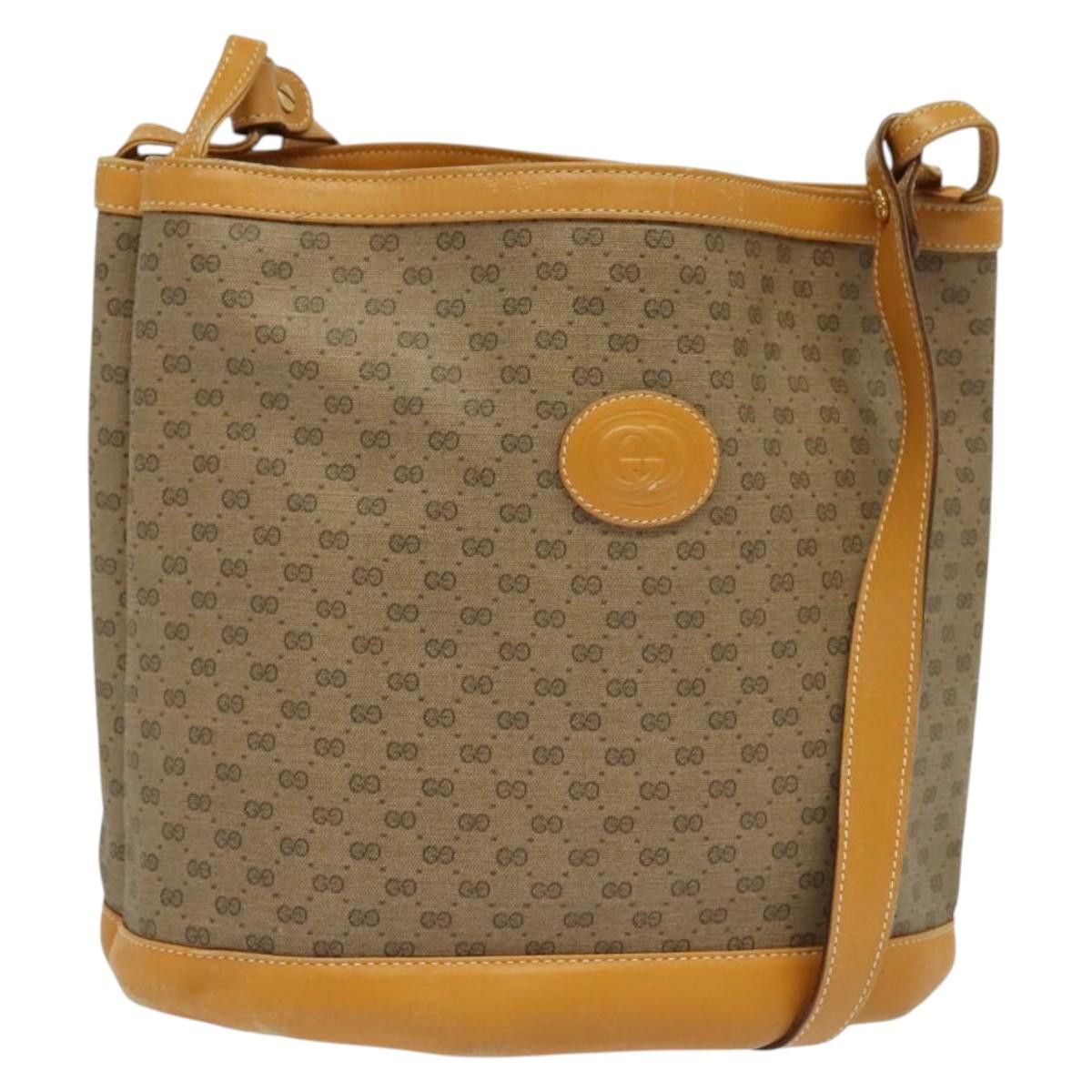 Gucci GUCCI Micro GG Supreme Shoulder Bag Pvc Beige Gold 001 14 Size ONE SIZE - 1 Thumbnail