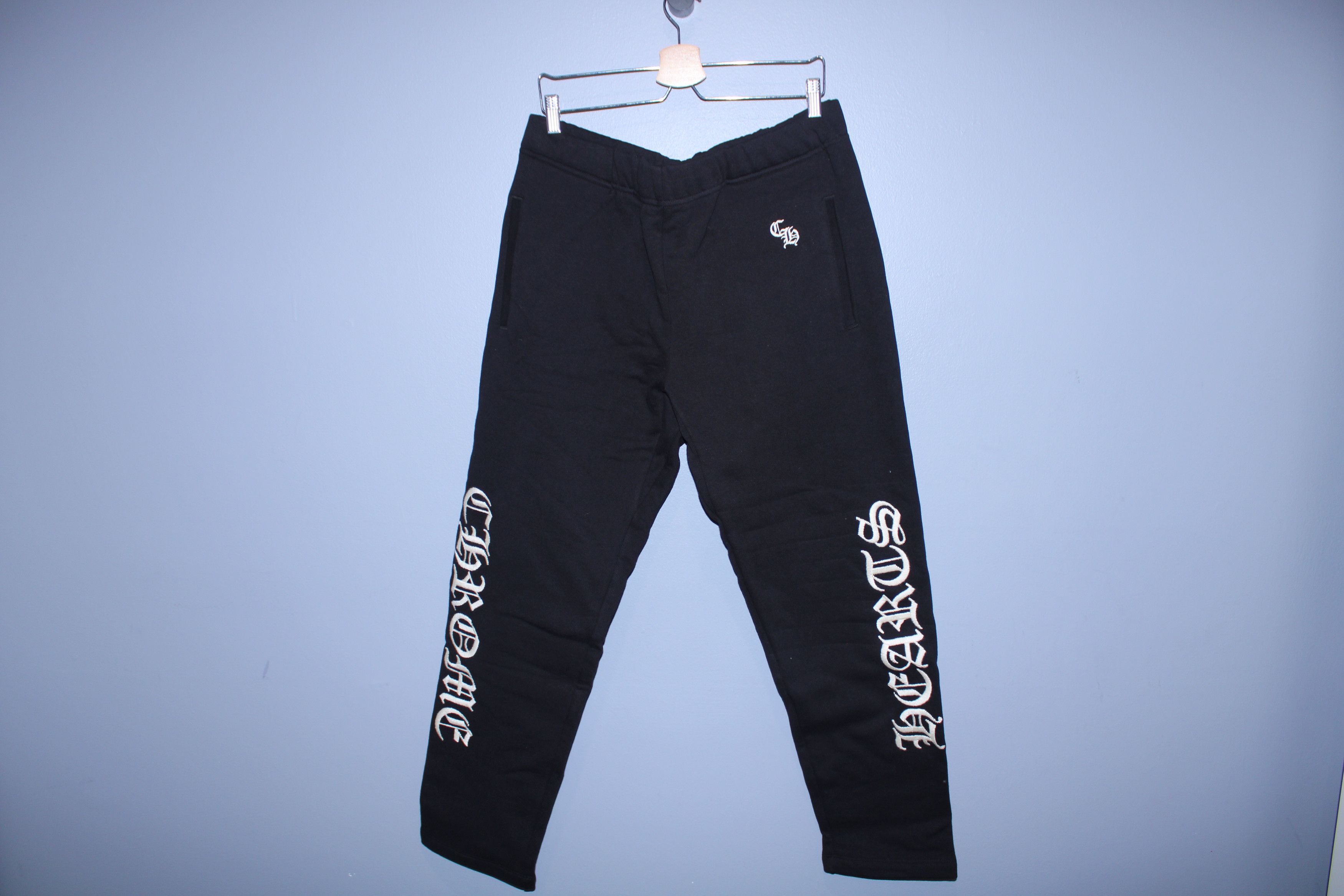 Chrome Hearts Chrome Hearts Slo Ride Navy Sweatpants Size US 34 / EU 50 - 1 Thumbnail