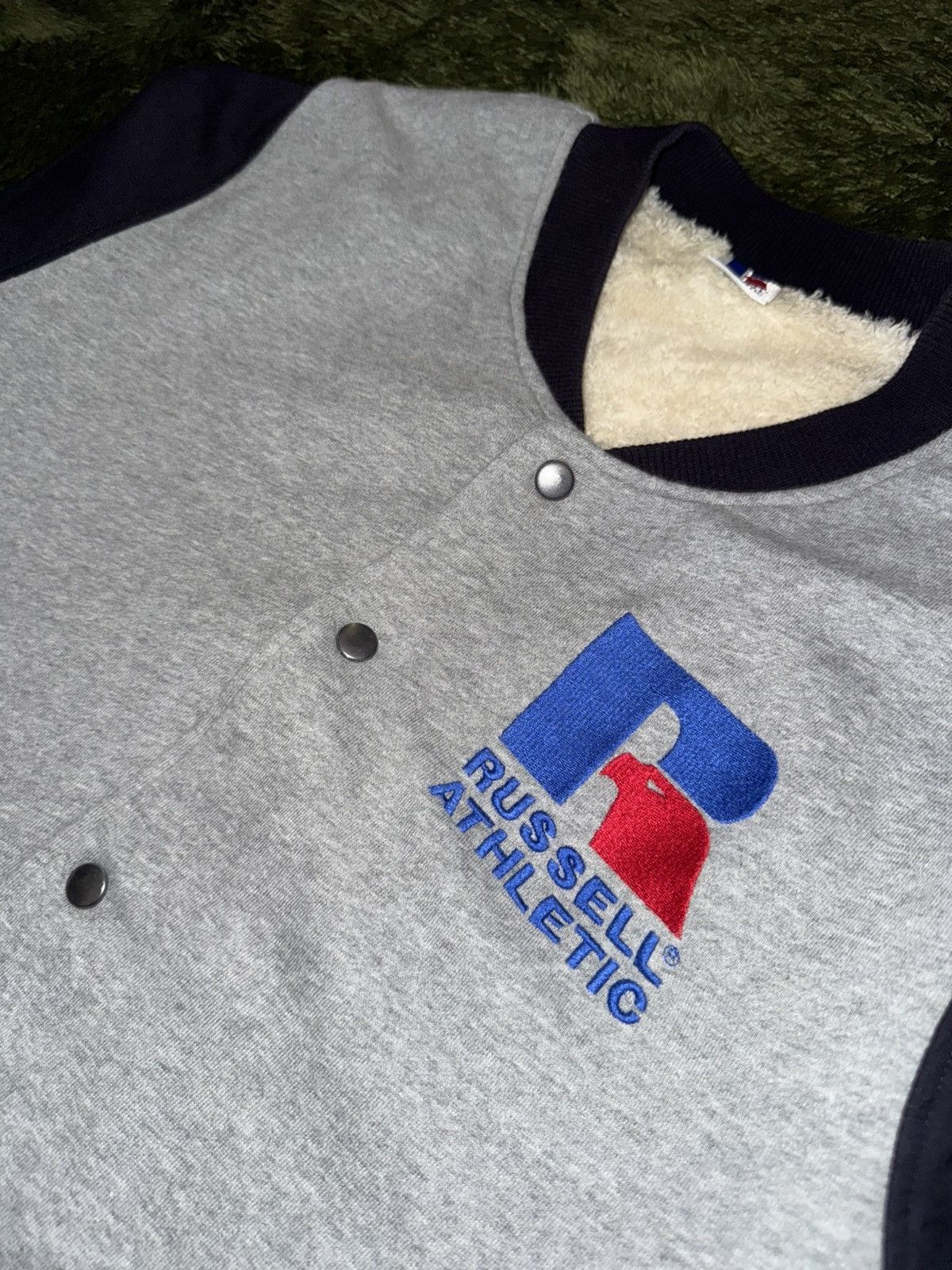 Russell Athletic [L] Russell Athletic Embroidered Inner Fleece Stadium Jacket Size US L / EU 52-54 / 3 - 2 Thumbnail