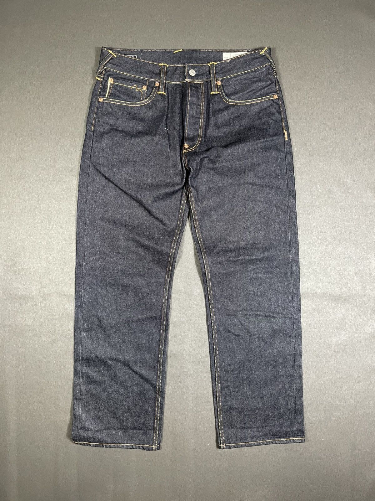 Evisu EVISUKURO Lot 2000 Selvedge Jeans Size US 33 - 2 Thumbnail