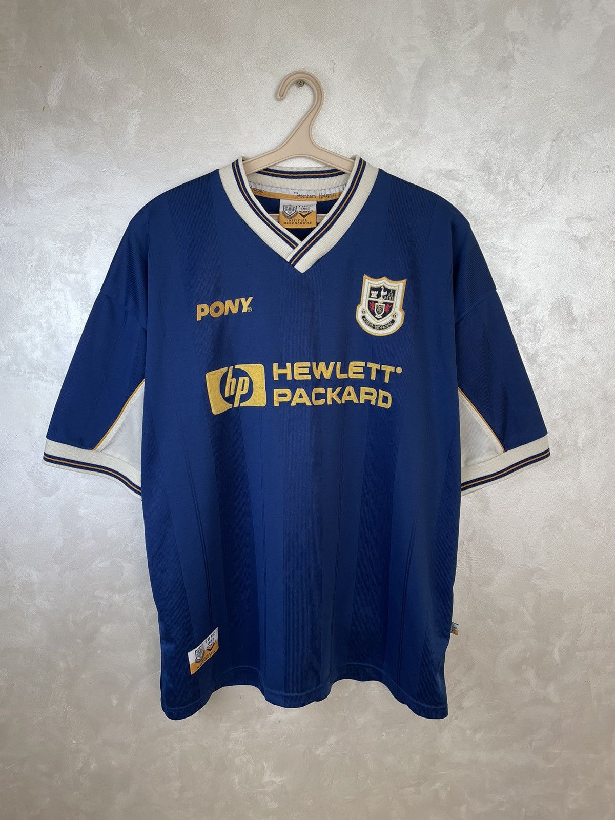 PONY Pony Tottenham Hotspur 1997-1998 Blue Away Soccer Jersey XL Size US XL / EU 56 / 4 - 1 Thumbnail