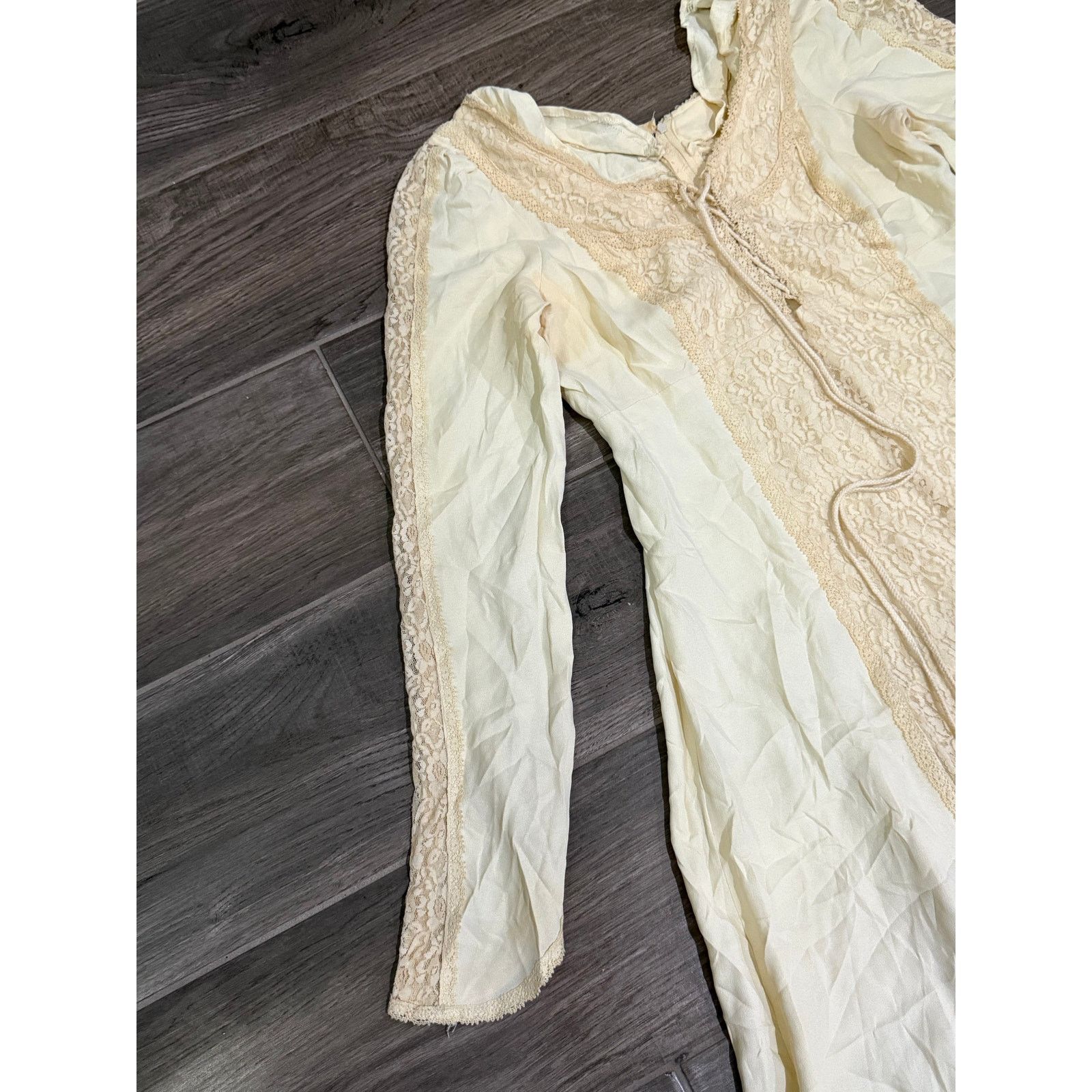 Vintage Vintage 70s Gunne Sax Jessica McClintock Prairie Dress Size M / US 6-8 / IT 42-44 - 3 Thumbnail