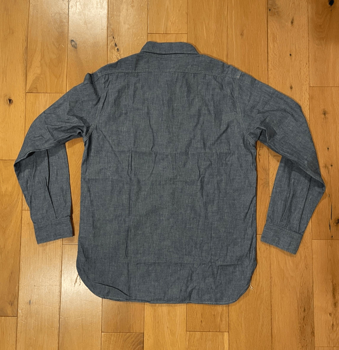 Orslow orSlow Chambray Work Shirt Size 2 Standard Fit Size US S / EU 44-46 / 1 - 2 Thumbnail