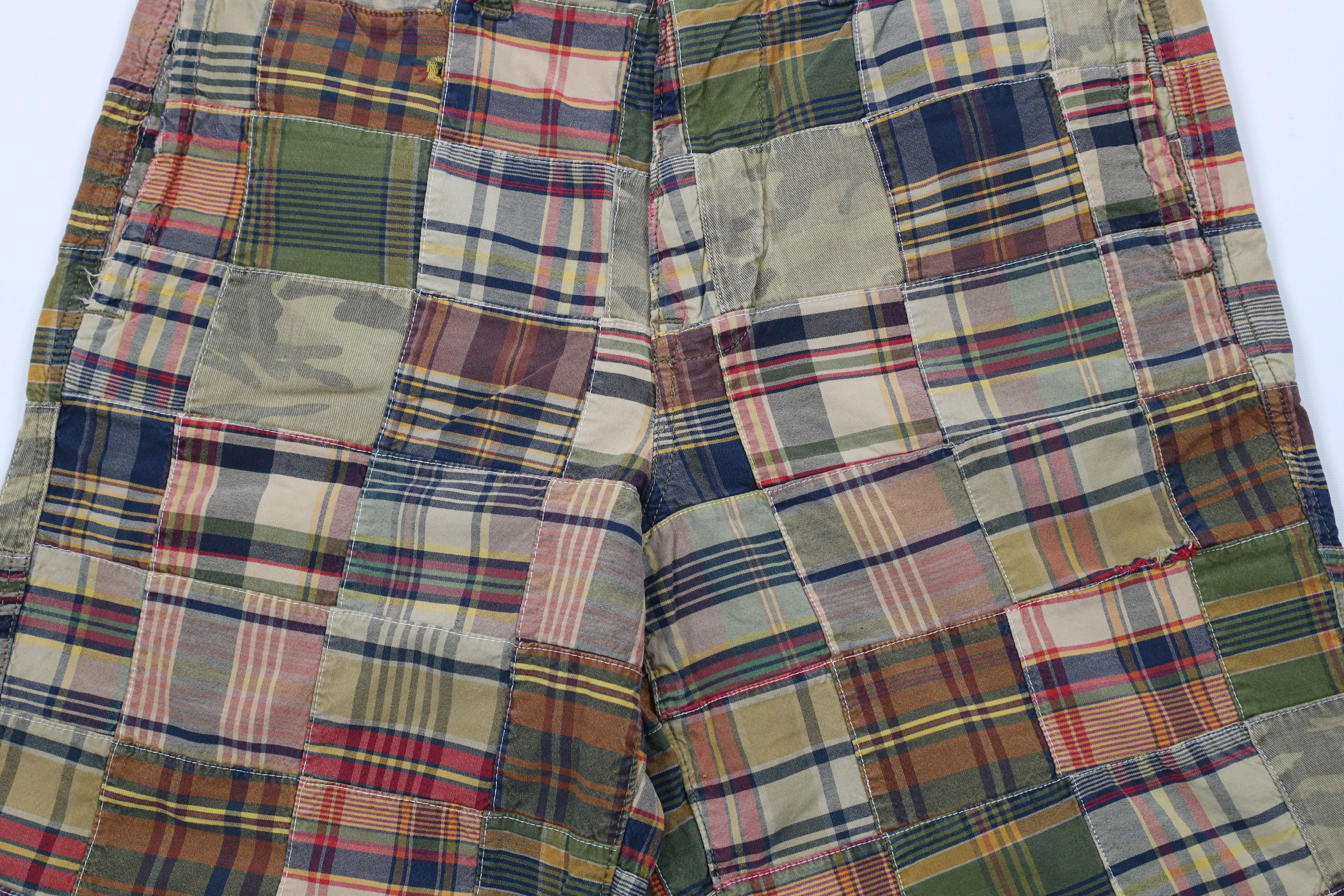American Eagle Outfitters × Vintage Vintage American Eagle Patchwork Shorts Longer Length Size US 32 / EU 48 - 3 Thumbnail