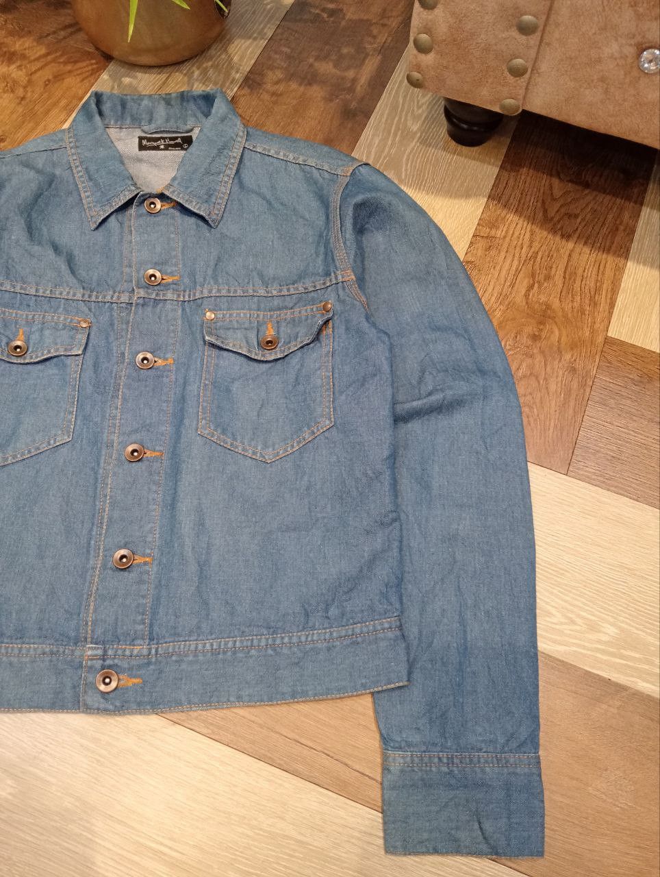 Margaret Howell MARGARET HOWELL BLUE DENIM JACKET - SIZE L Size US L / EU 52-54 / 3 - 4 Thumbnail