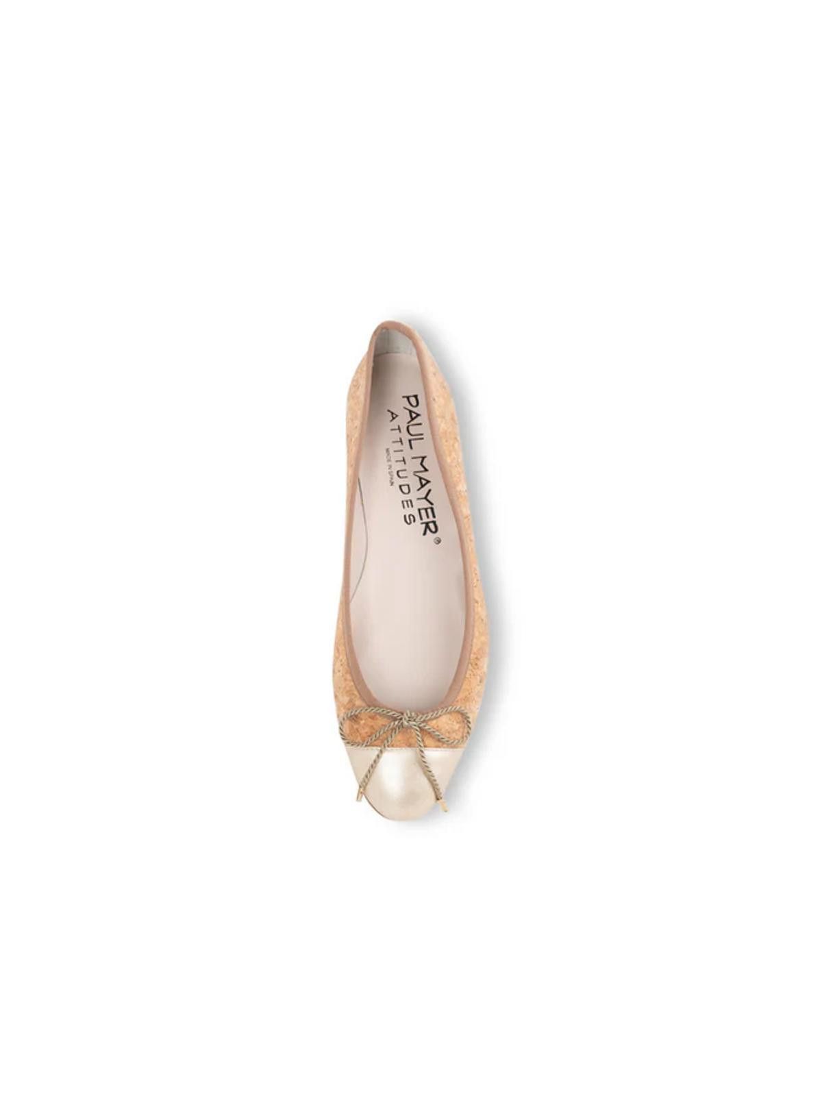 Designer Paul Mayer Attitudes Love Cork Ballet Flat - Size 6.5B -NIB Size US 6.5 / IT 36.5 - 4 Thumbnail