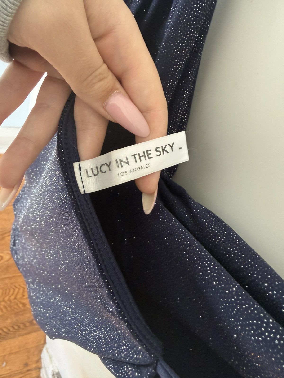 Other Lucy in the sky sparkly navy mini dress Size S / US 4 / IT 40 - 3 Thumbnail