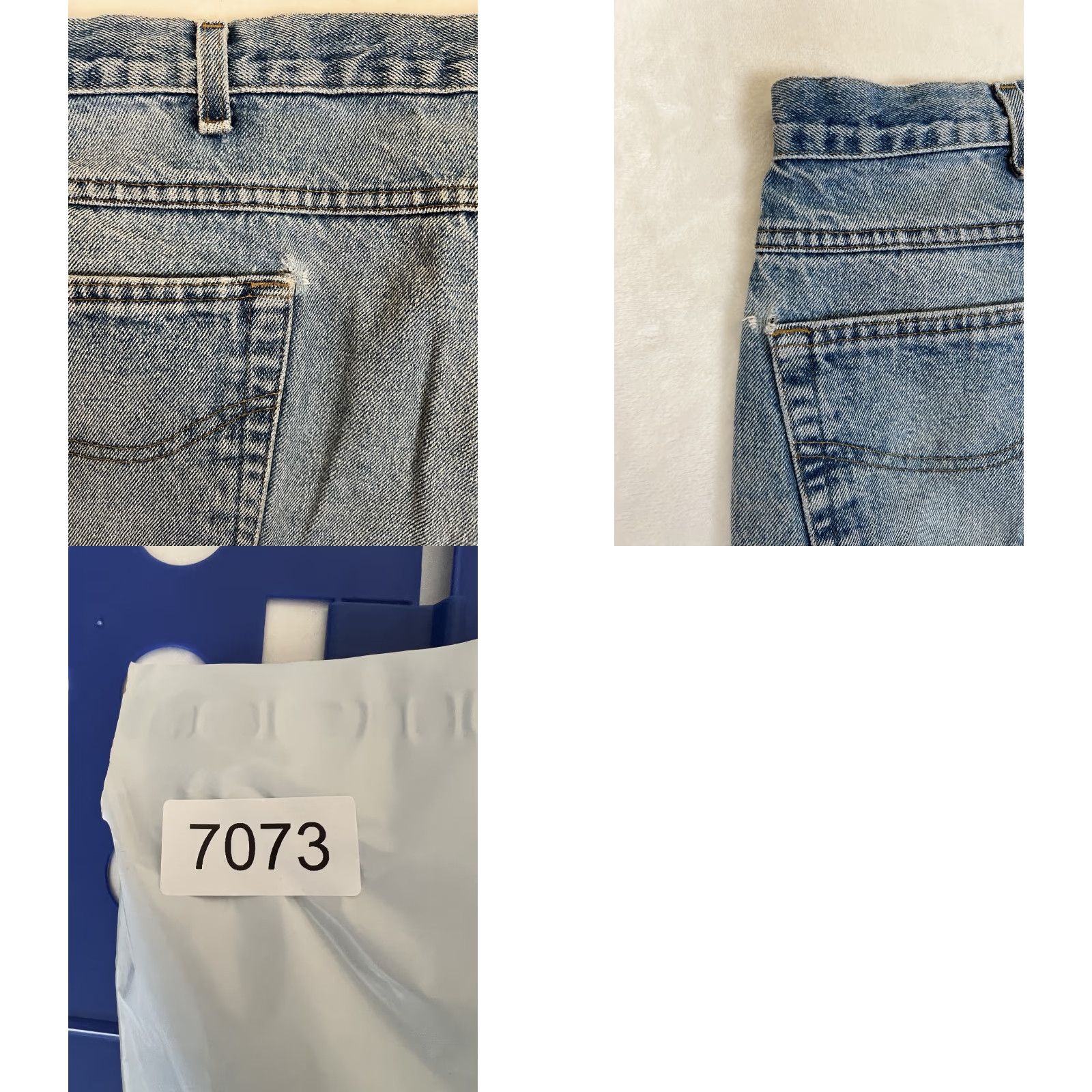 Carhartt VINTAGE Carhartt B160 DST Jeans Mens 42x30 Distressed Denim Leather Tag Workwear Size US 42 / EU 58 - 9 Thumbnail