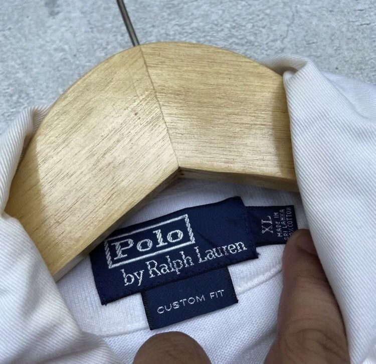 Polo Ralph Lauren × Ralph Lauren Polo Ralph Lauren White Rugby Polos Vintage Size US XL / EU 56 / 4 - 4 Thumbnail