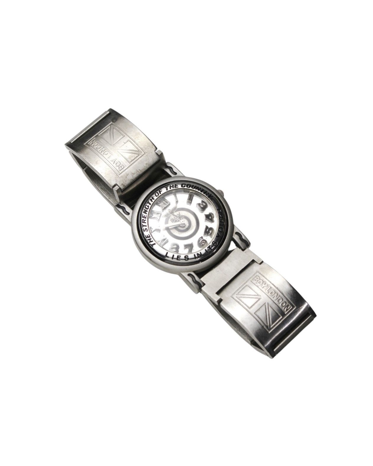 Hysteric Glamour 1990S BOY LONDON “THE STRENGTH OF THE COUNTRY” METAL WATCH Size ONE SIZE - 2 Thumbnail