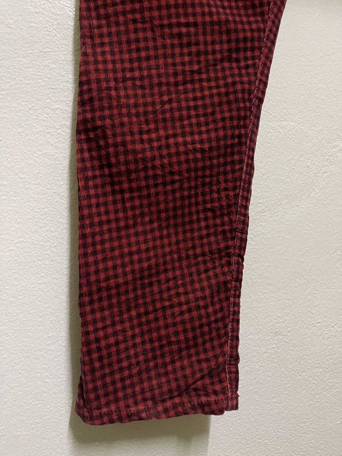 Issey Miyake × mercibeaucoup Mercibeaucoup Red Velvet Carrot Pants Size 31" - 12 Thumbnail