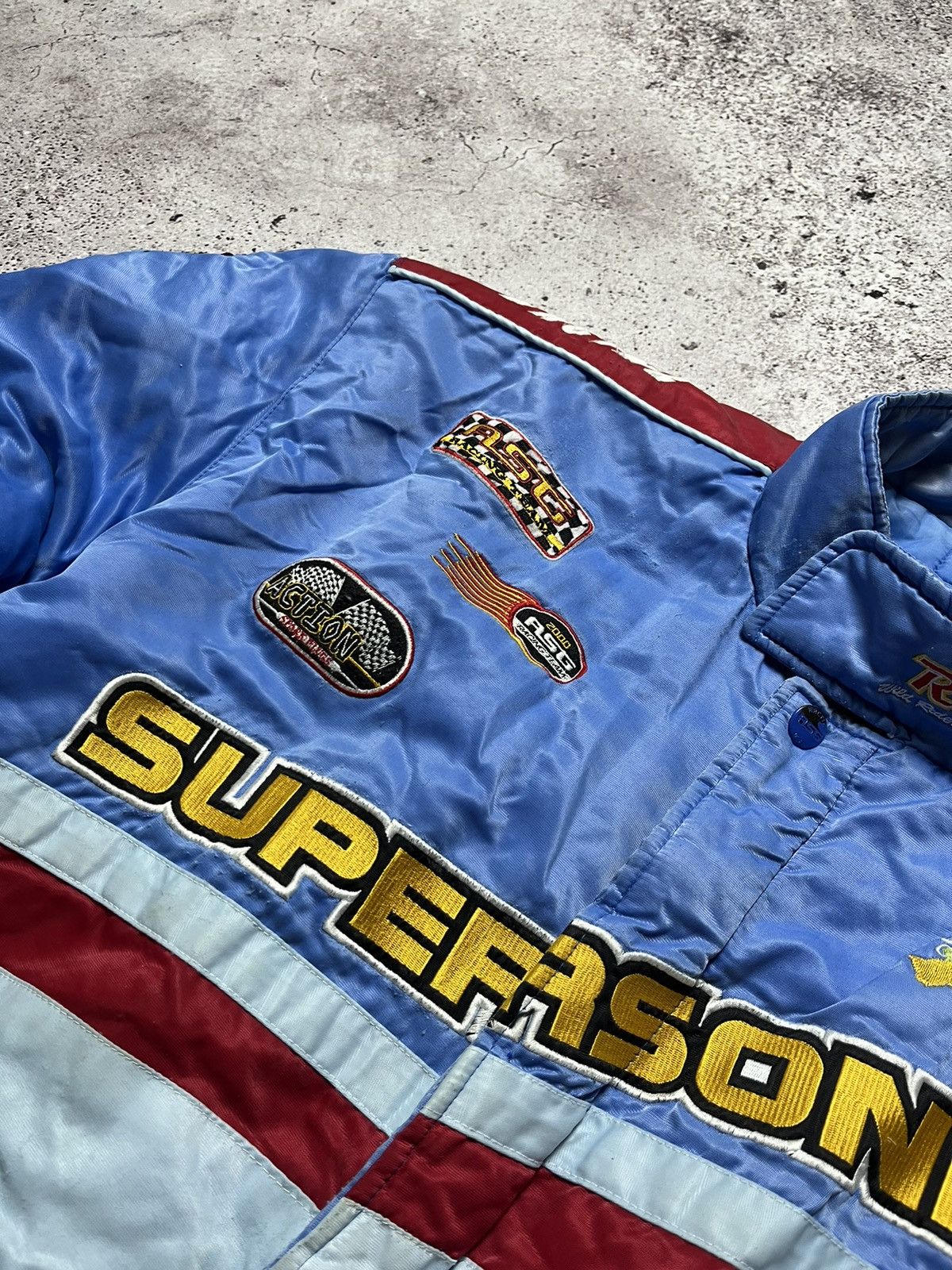 Vintage Supersonic Racing Jacket Rare Y2K M&M Hot Wheel 500 Size US XL / EU 56 / 4 - 4 Thumbnail