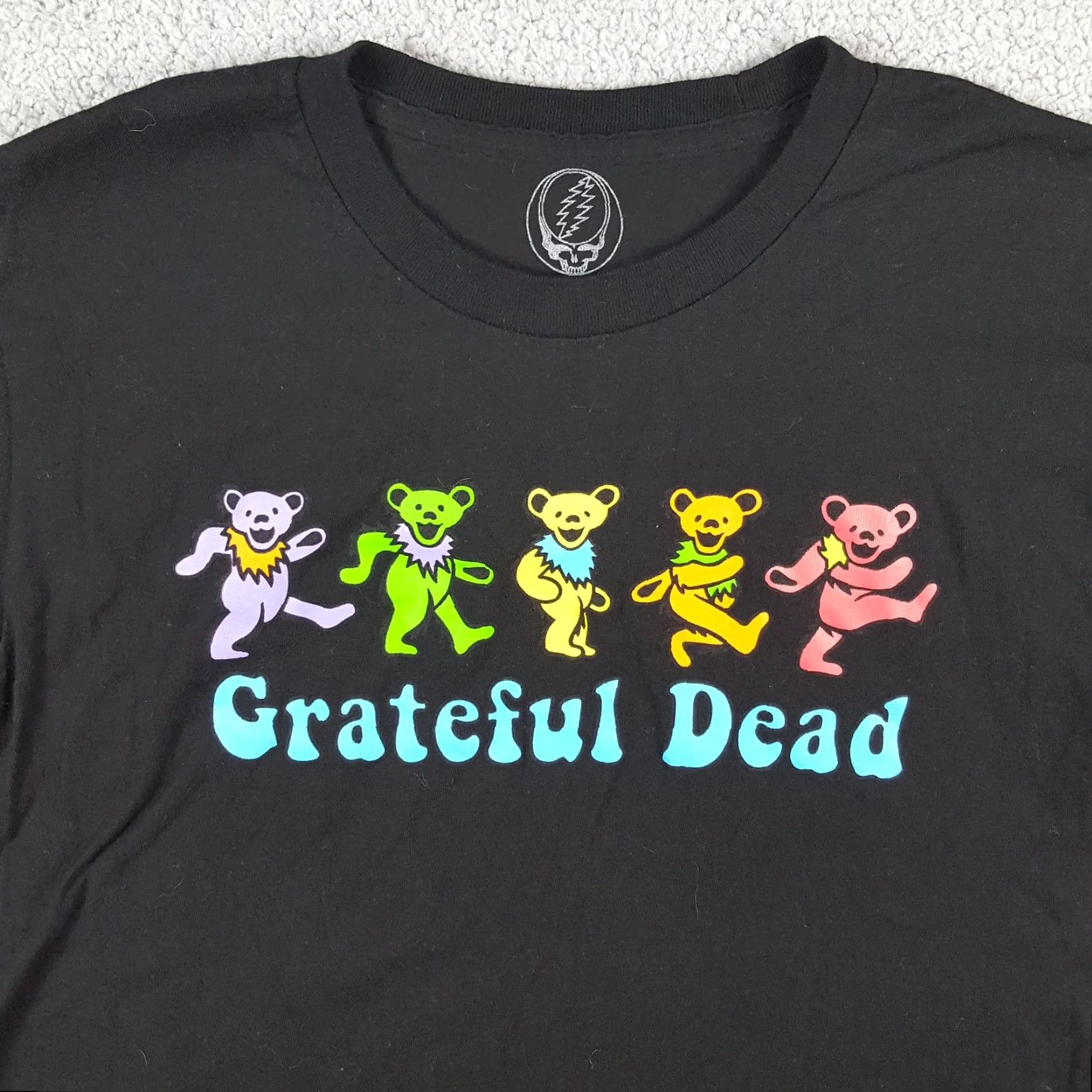 Etro VINTAGE Grateful Dead T-Shirt Women's Medium Short Sleeve Black 90s Retro Music Hippie Outdoor Rock Size M / US 6-8 / IT 42-44 - 2 Thumbnail