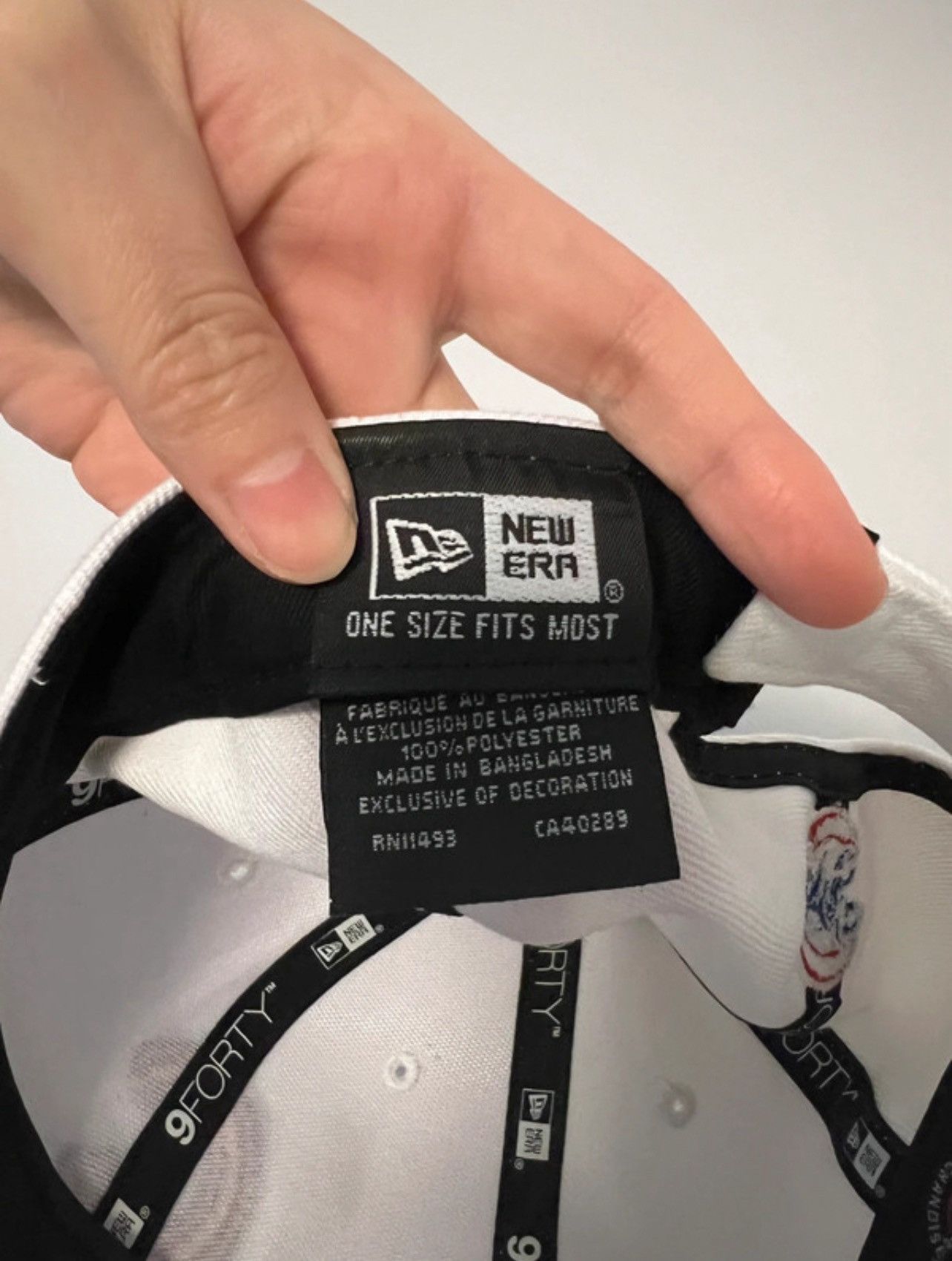 New Era New era white cap Size ONE SIZE - 5 Thumbnail