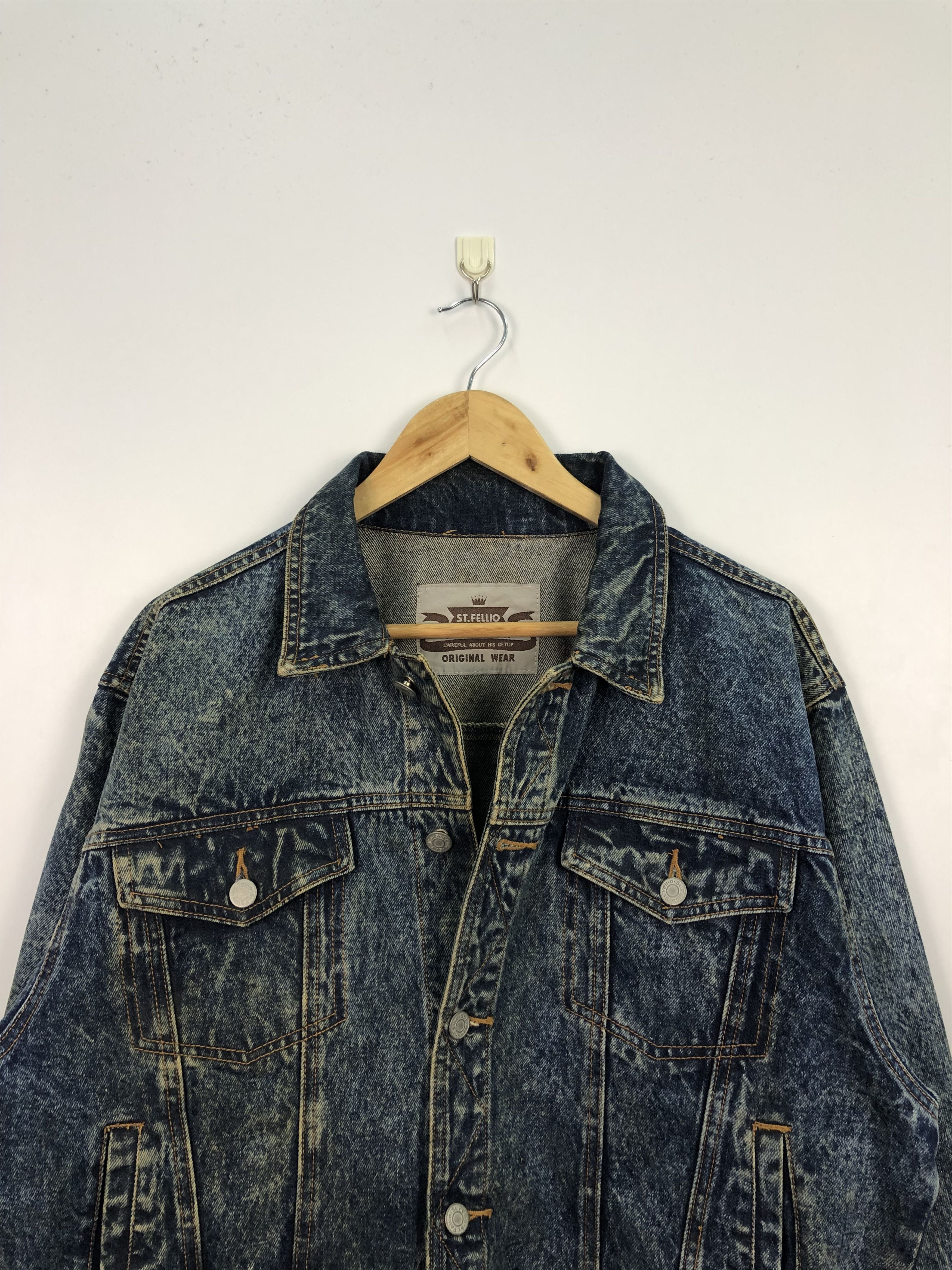 Japanese Brand Vintage Japanese Brand Trucker Denim J0303 Size US M / EU 48-50 / 2 - 2 Thumbnail
