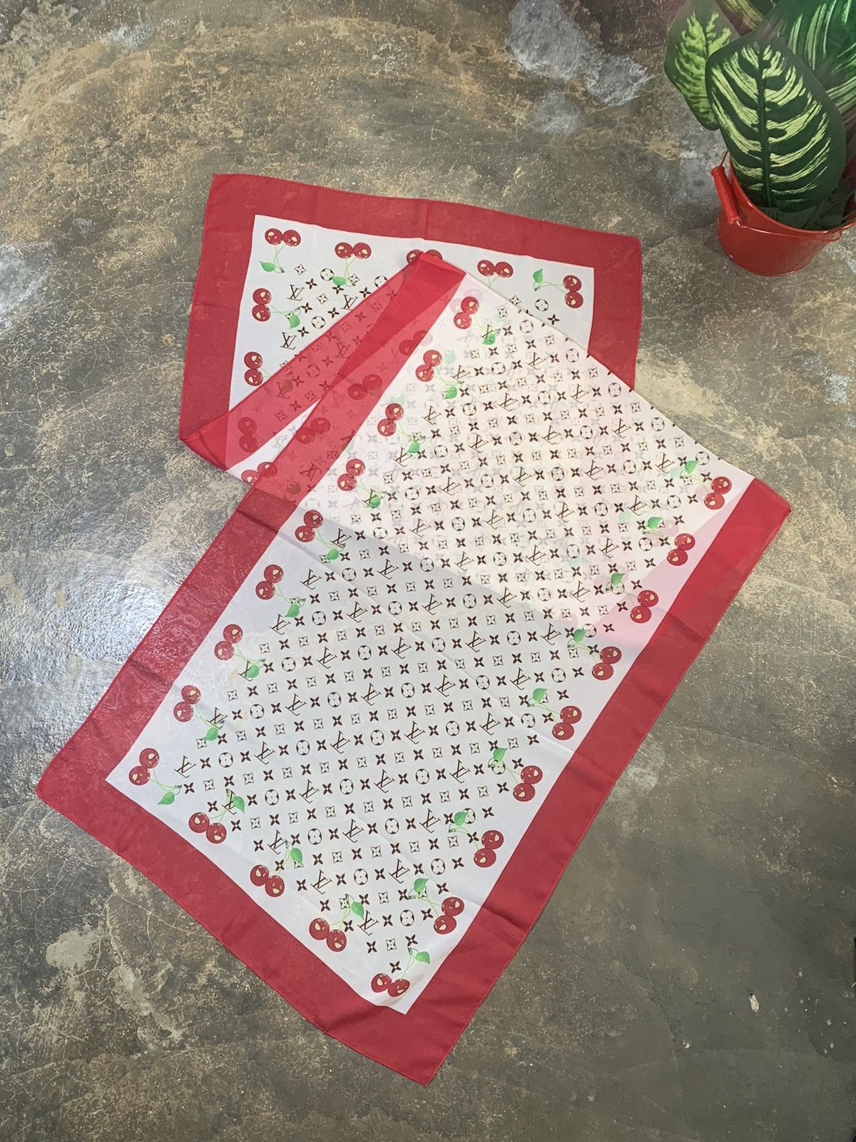 Other Monogram cherry long scarves Size ONE SIZE - 1 Thumbnail