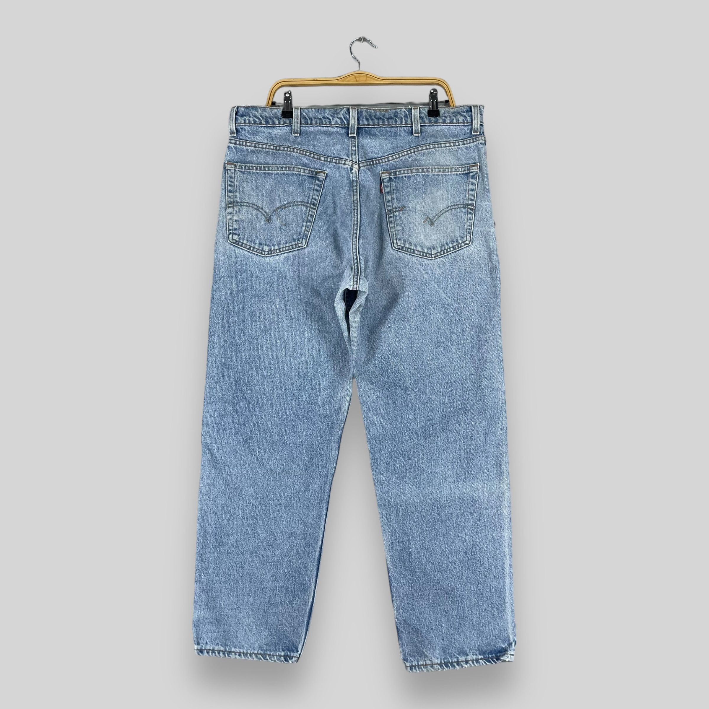 Levi's × Vintage Size 37 Vintage Levis 550 Distressed Relaxed Fit Jeans Size US 37 - 5 Thumbnail