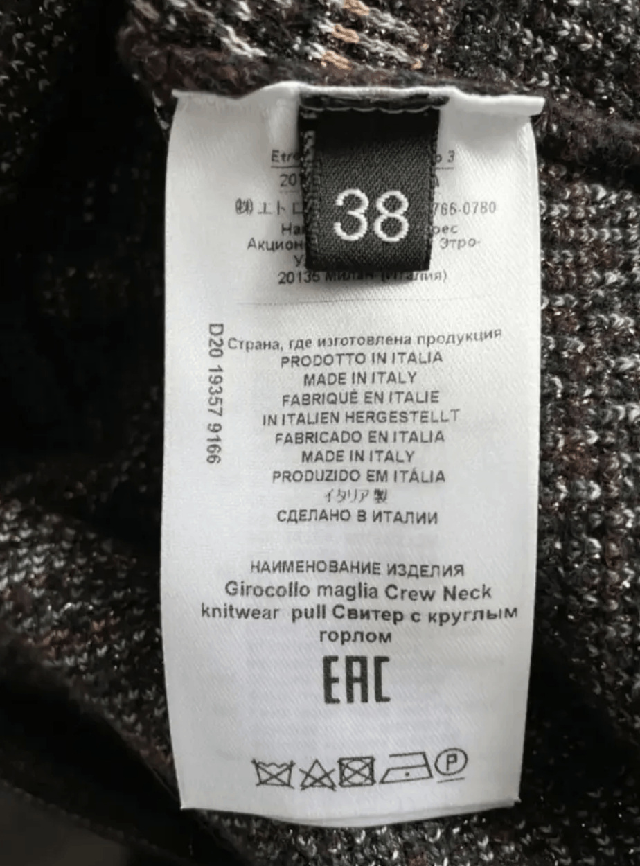Etro FW 2020 sweater RRP $ 2,071 Size XS / US 0-2 / IT 36-38 - 6 Thumbnail