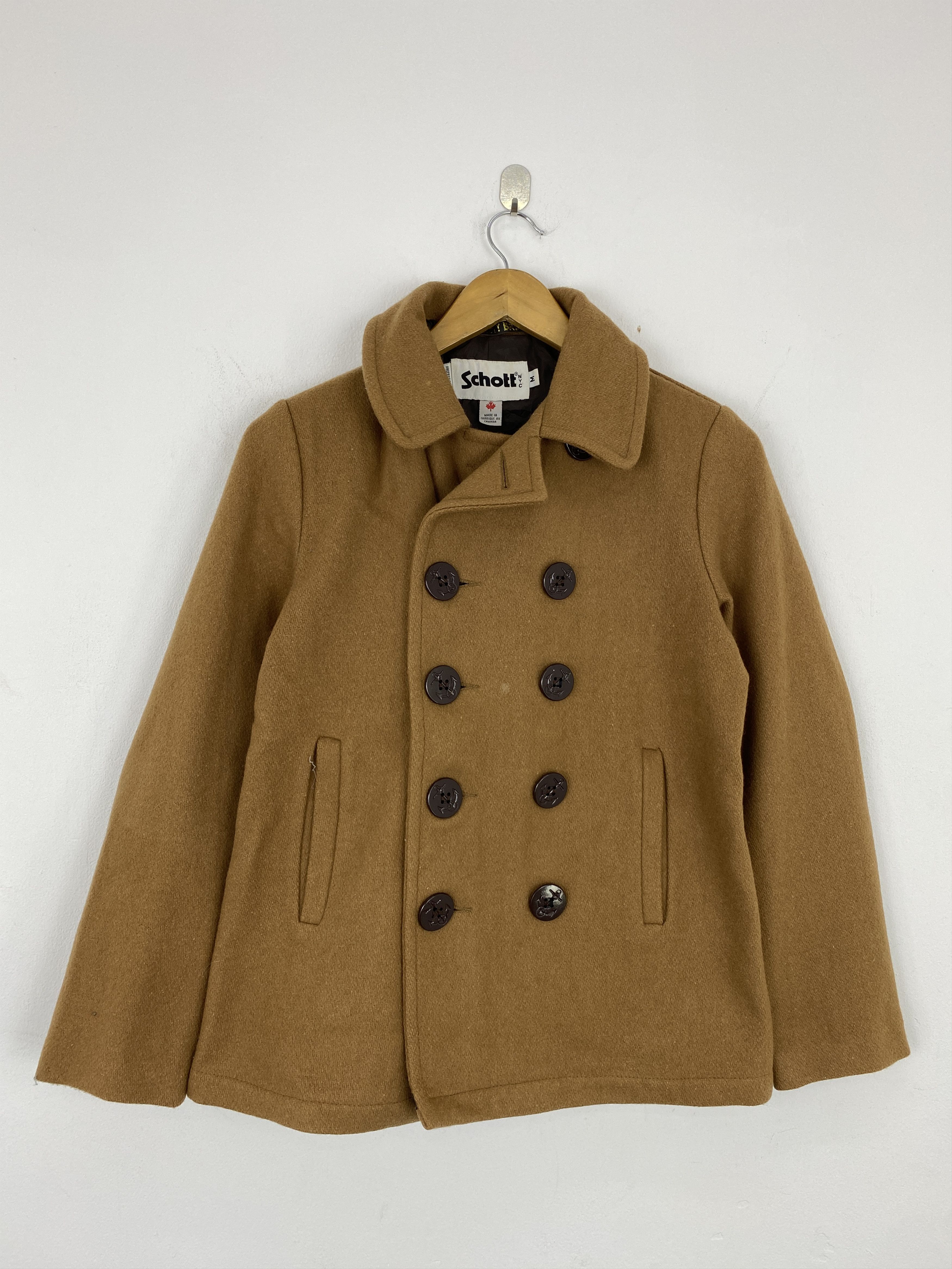 Schott Vintage Schott Double Breasted Wool Jacket J1957 Size US M / EU 48-50 / 2 - 1 Thumbnail