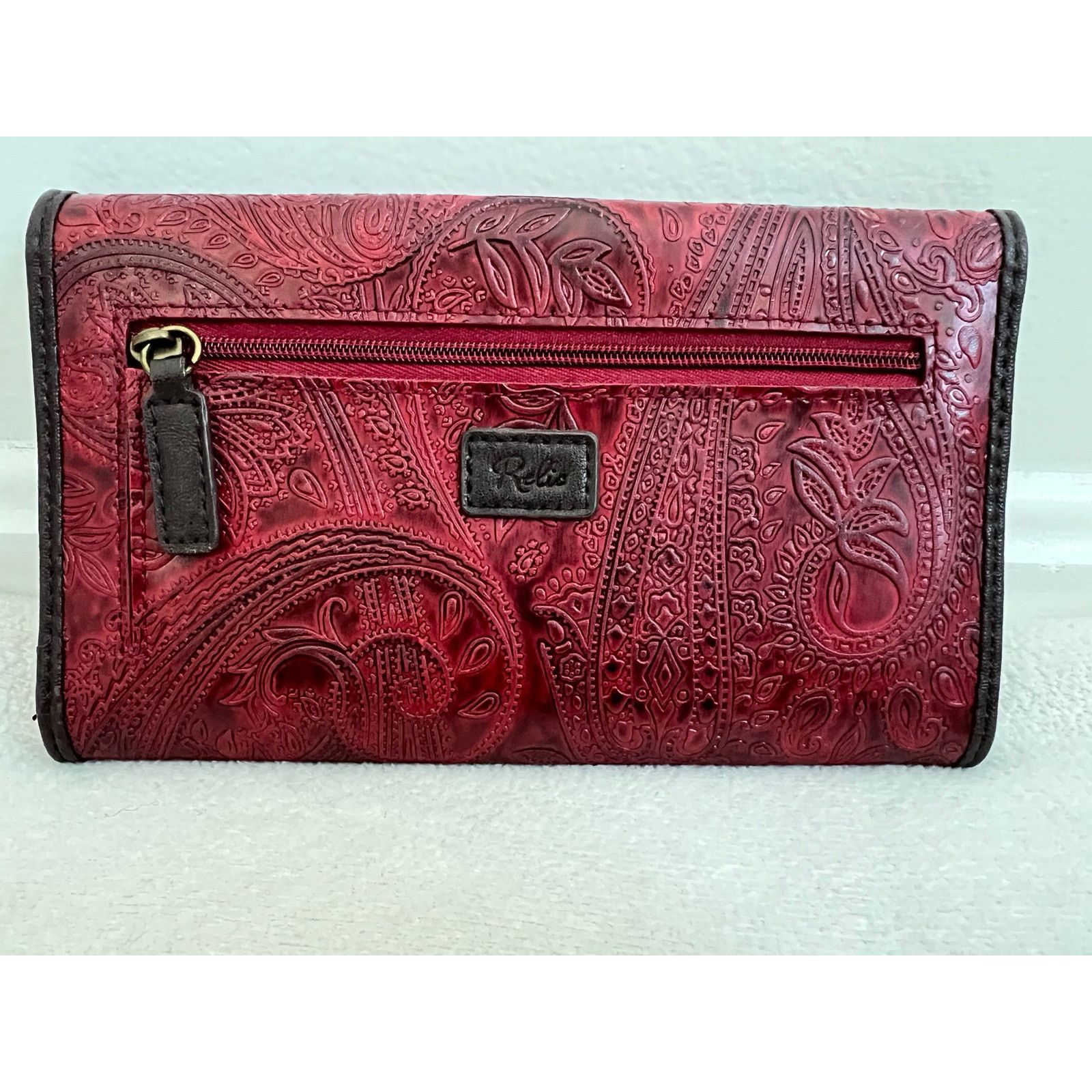 Relic Relic Embossed Paisley Trifold Wallet Size ONE SIZE - 5 Thumbnail