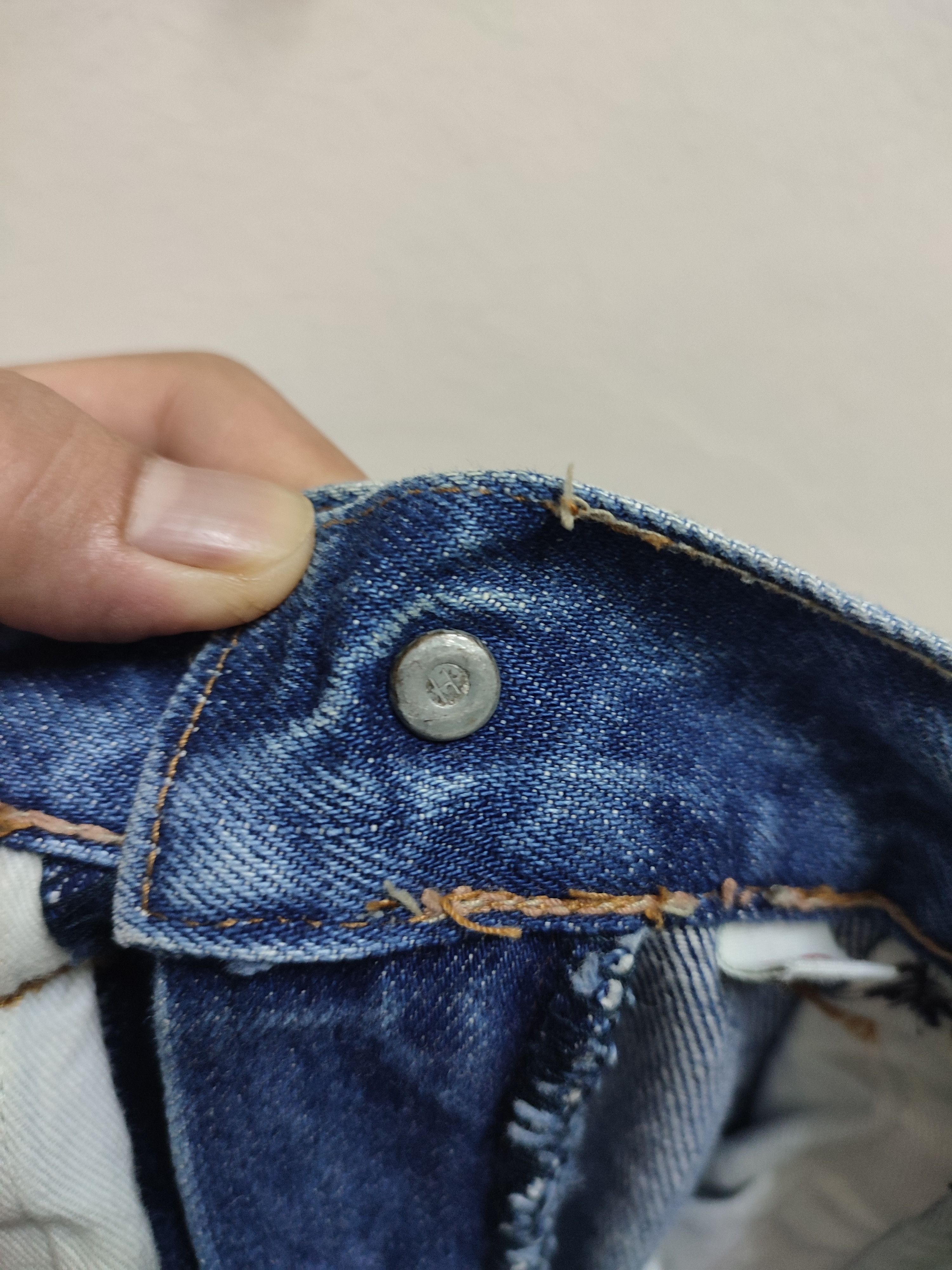 Blue Blue Japan Vintage Blue Blue Japan x H.R.Market Straight Cut Jeans Size US 30 / EU 46 - 13 Thumbnail
