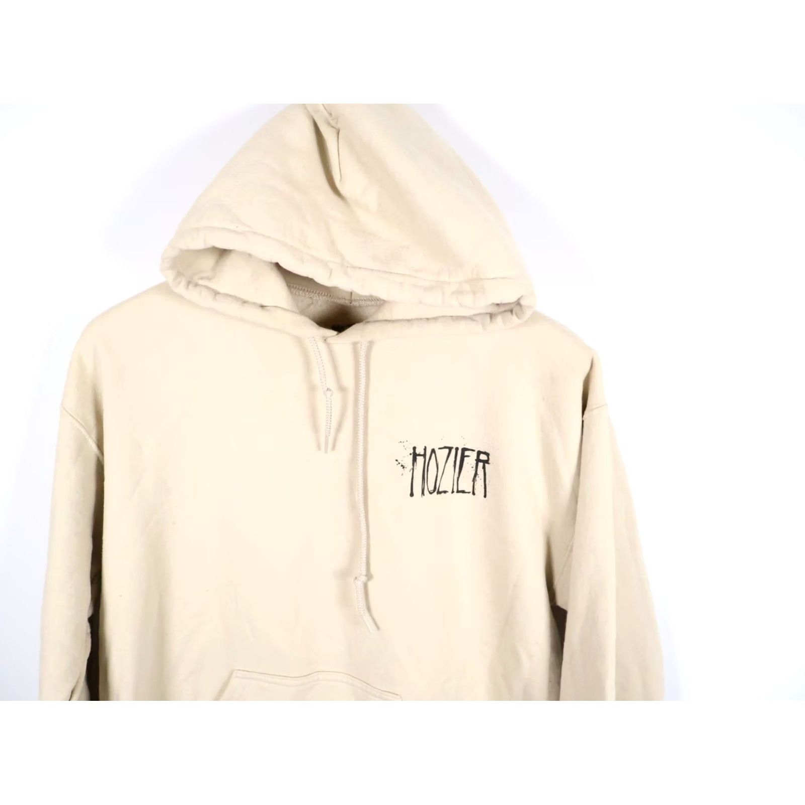 Doublet Hozier Shirt Mens M Beige Hoodie Men Drawstring Sweatshirt Double Sided Print Size US M / EU 48-50 / 2 - 4 Thumbnail