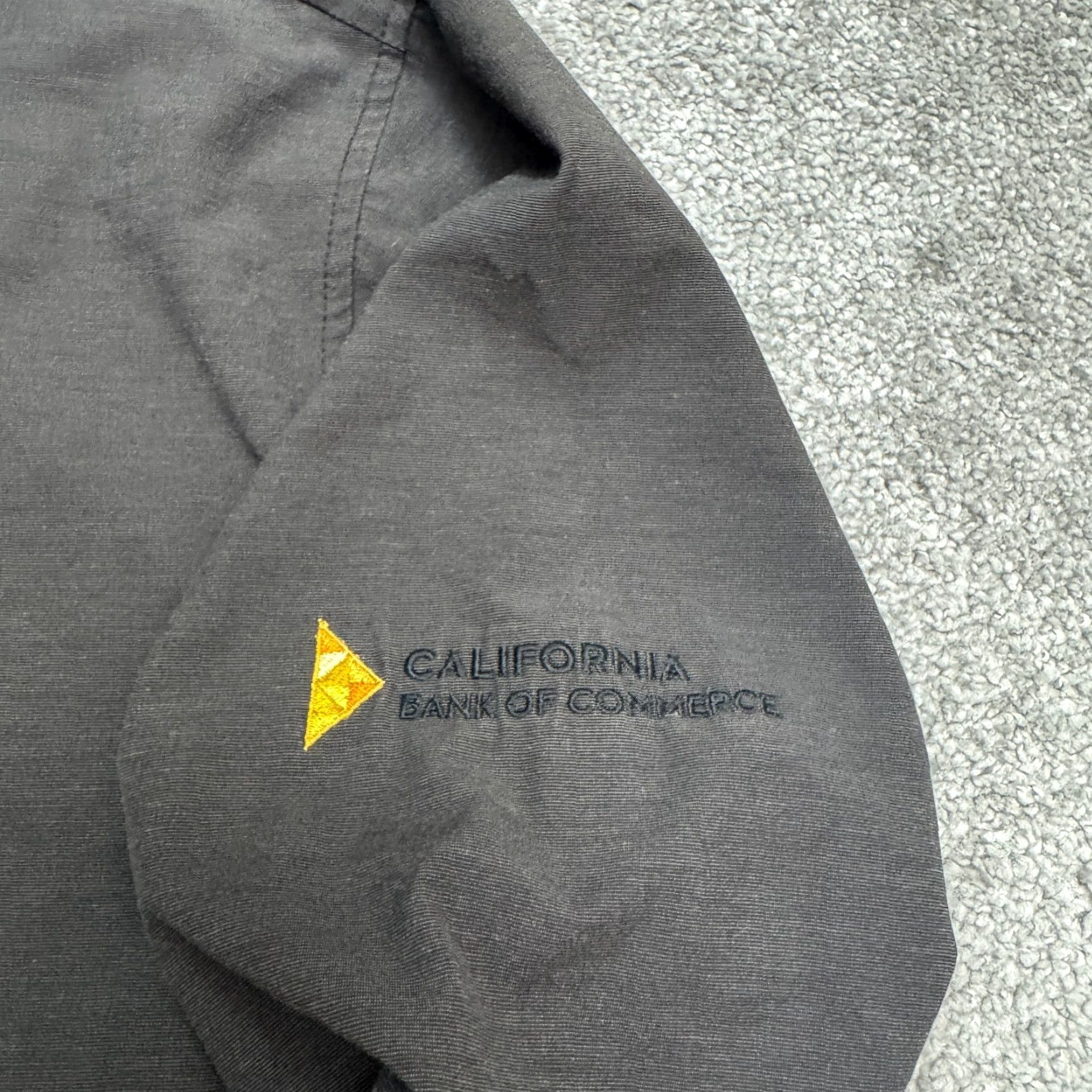 Vintage Linksoul Boardwalker Windbreaker Jacket Mens L Charcoal Gray 1/2 Zip Golf Size US L / EU 52-54 / 3 - 5 Thumbnail