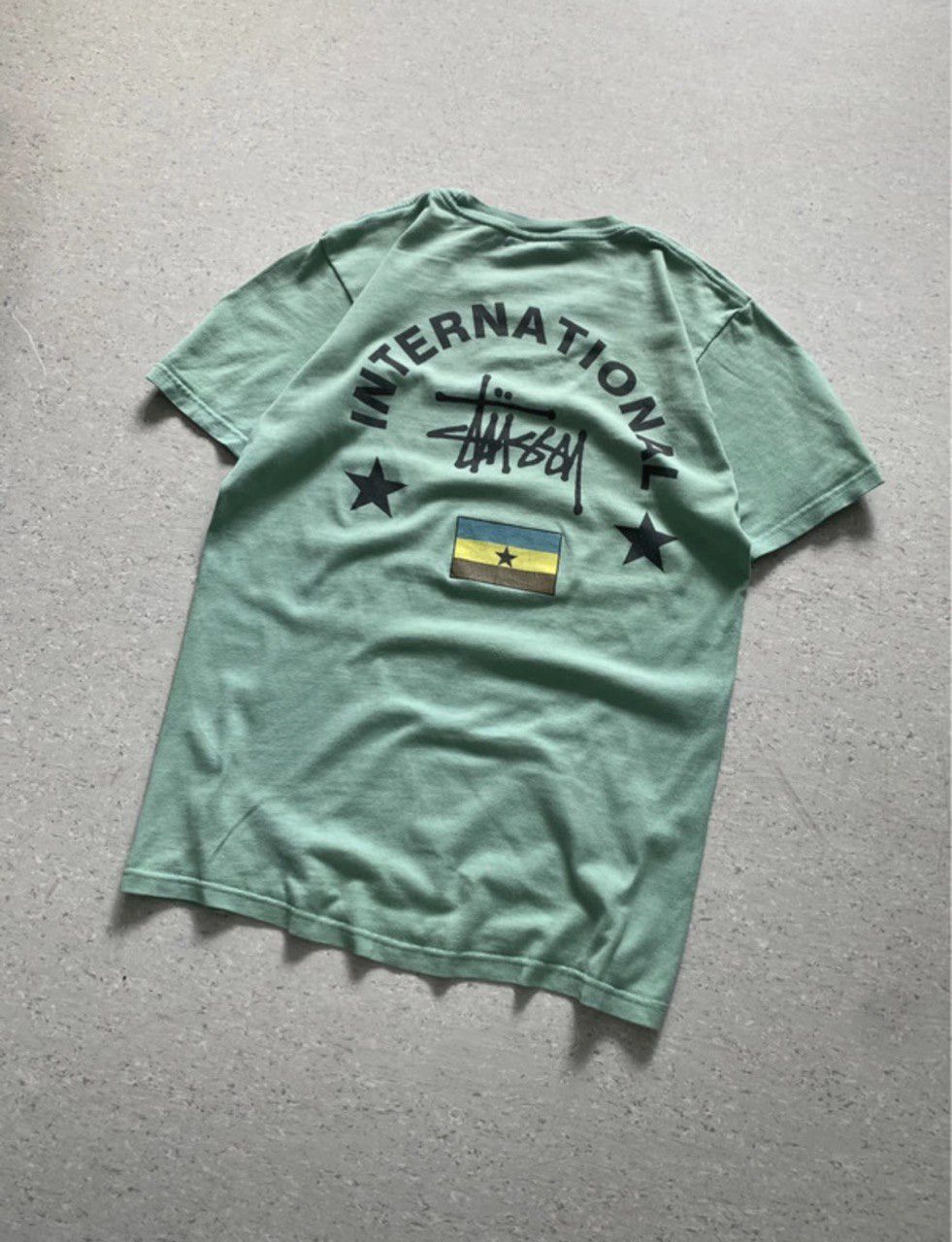 Stussy 00s Vintage Stussy International Ghana T-shirt Big Logo Size US S / EU 44-46 / 1 - 1 Thumbnail