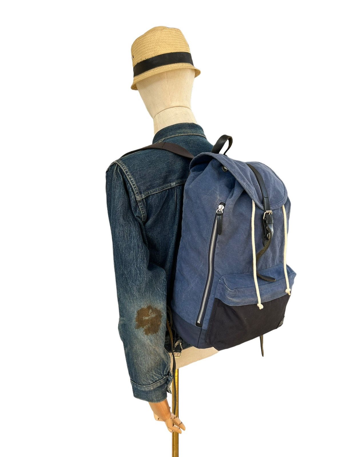 Porter Porter Japan “ Used Look “ Backpack Rucksack Size ONE SIZE - 5 Thumbnail