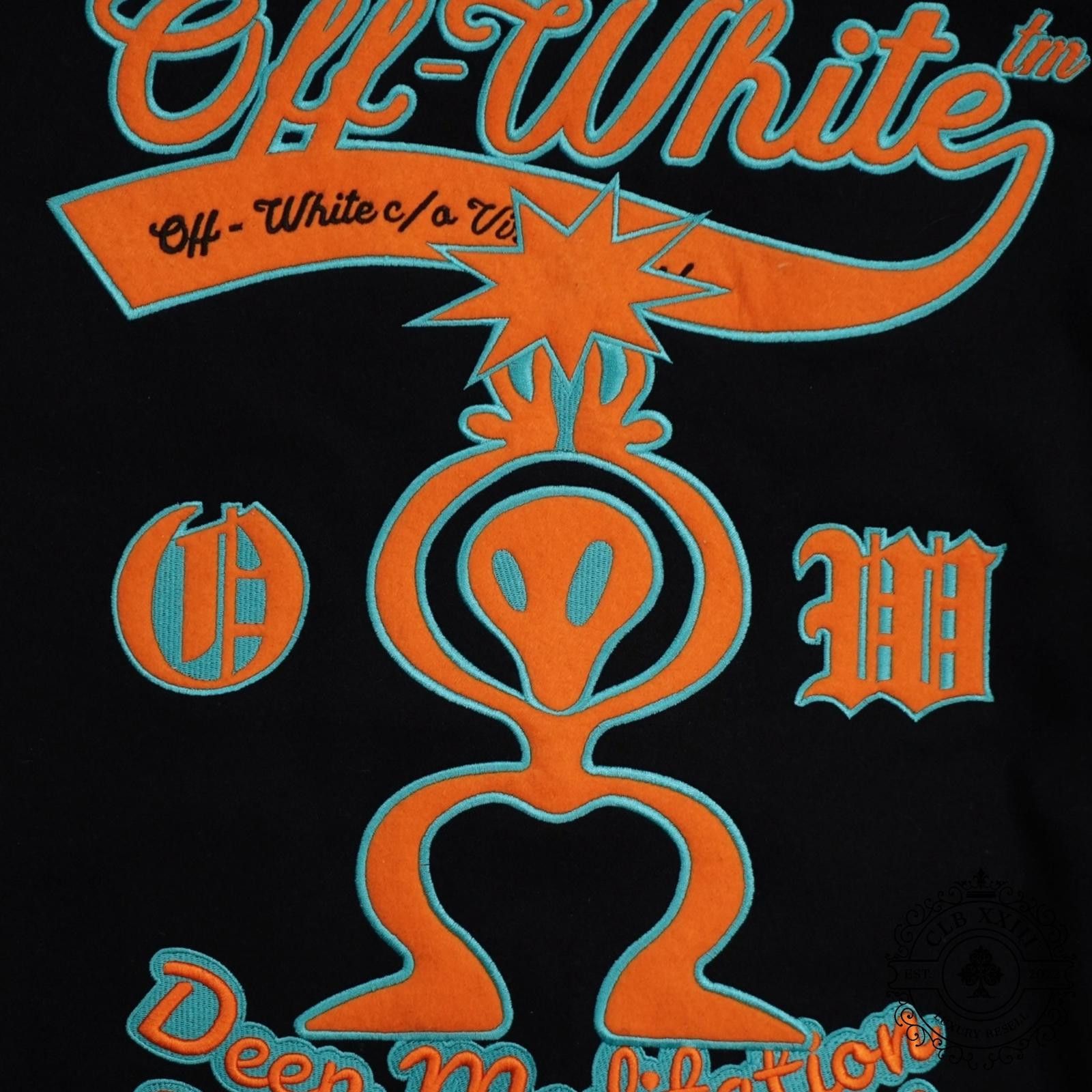Off-White Off White Alien SS22 Varsity Jacket in Black/Orange Size US XL / EU 56 / 4 - 5 Thumbnail