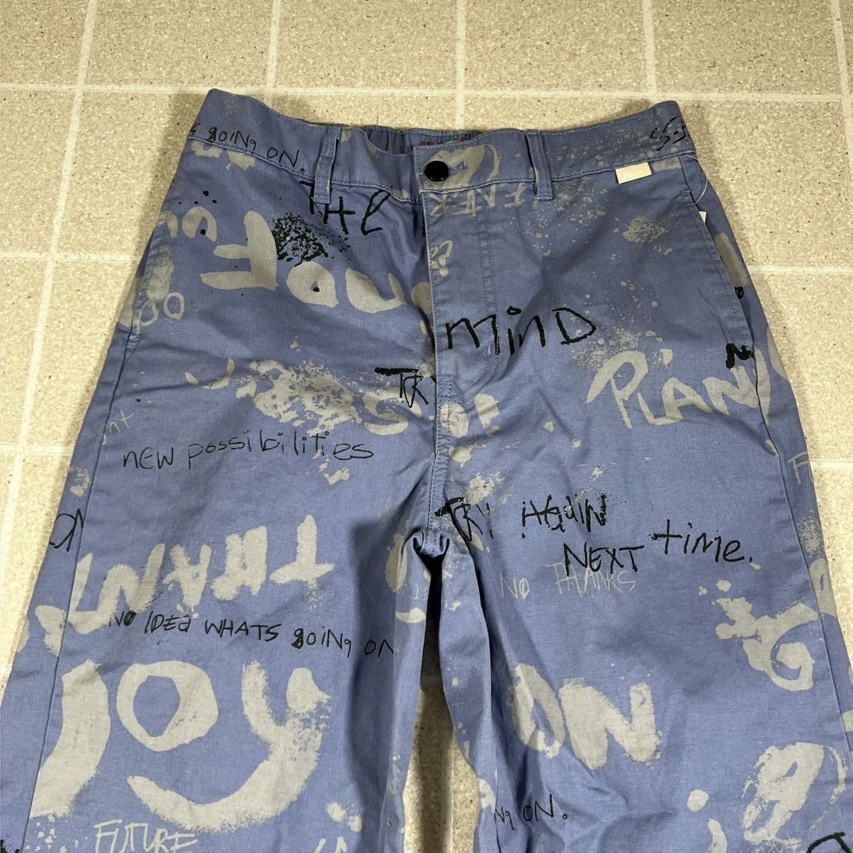 Urban Outfitters Urban Outfitters Pants Small Purple Allover Print Baggy Size US 27 - 2 Thumbnail