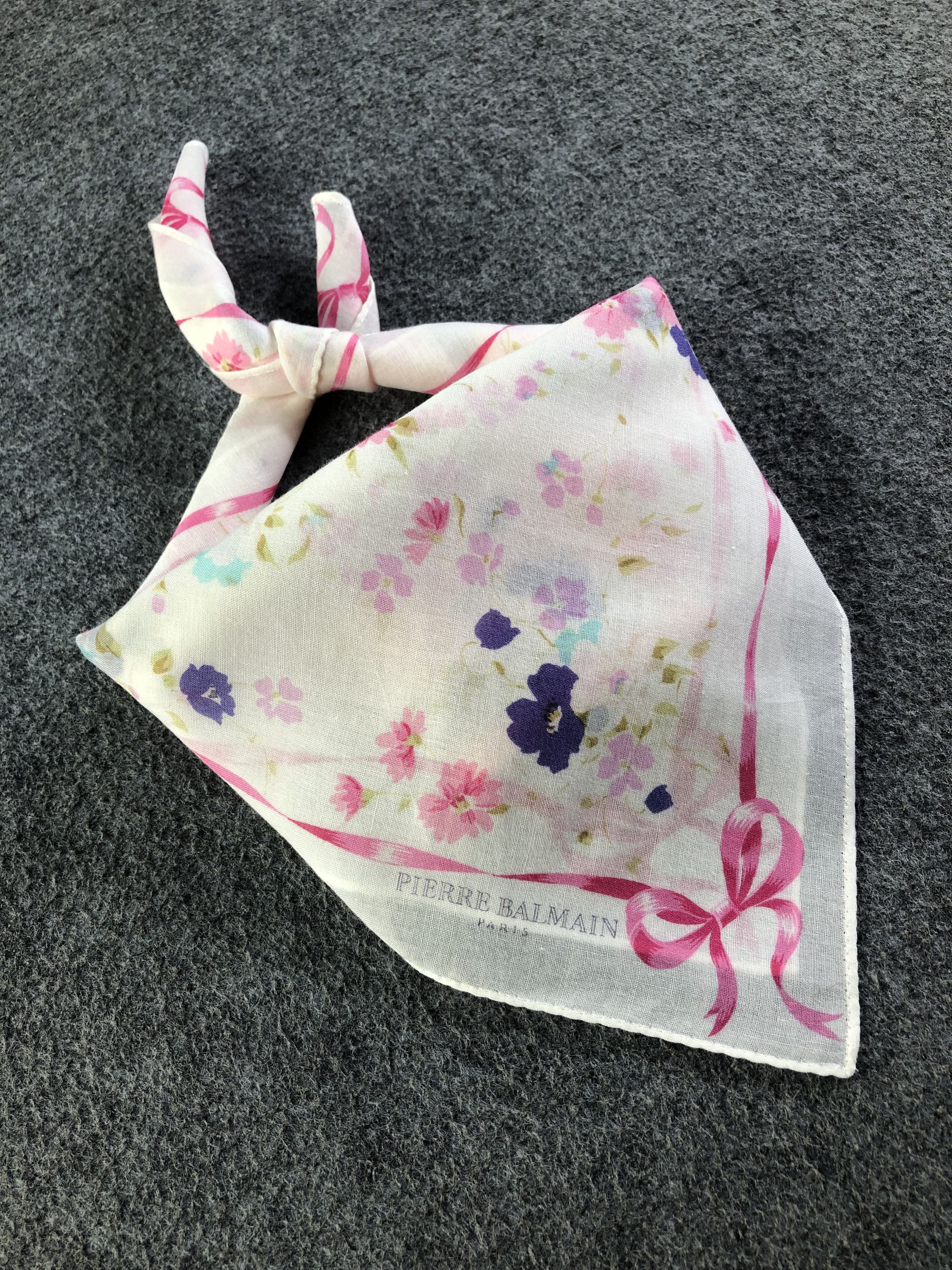 Pierre Balmain Pierre Balmain Handkerchief / Bandana / Neckerchief C353 Size ONE SIZE - 2 Thumbnail