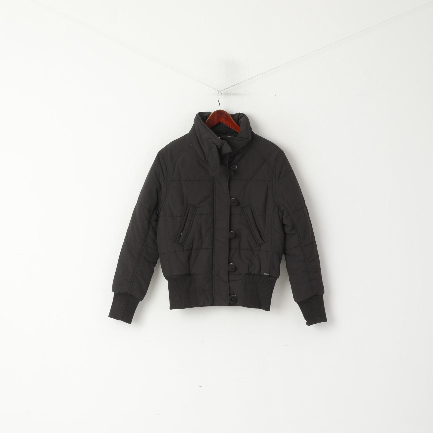Levi's Levi's Women L (M) Jacket Black Nylon 0487 Size M / US 6-8 / IT 42-44 - 2 Thumbnail