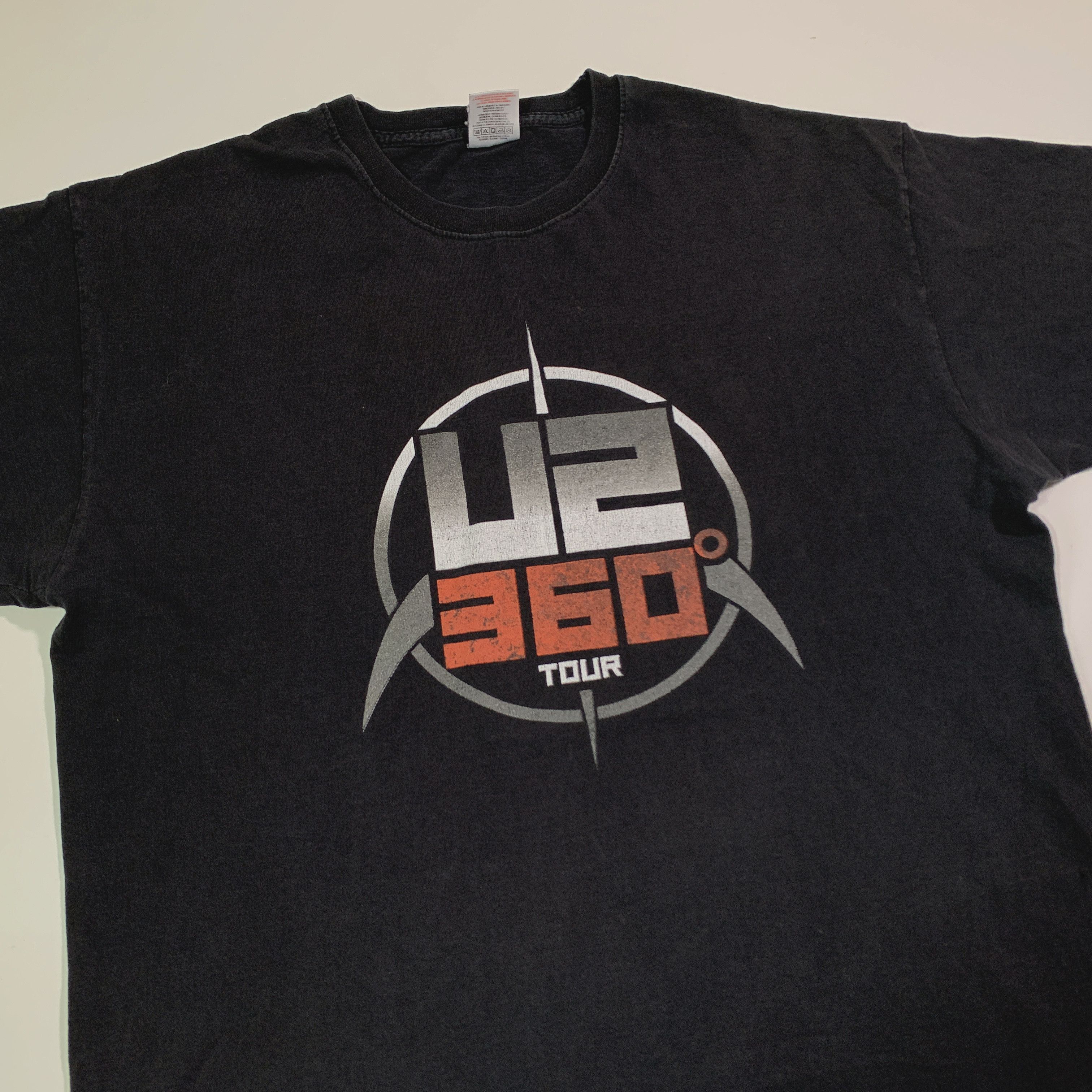 Band Tees × Vintage Vintage 2010 U2 360 Tour T-shirt Size US L / EU 52-54 / 3 - 3 Thumbnail
