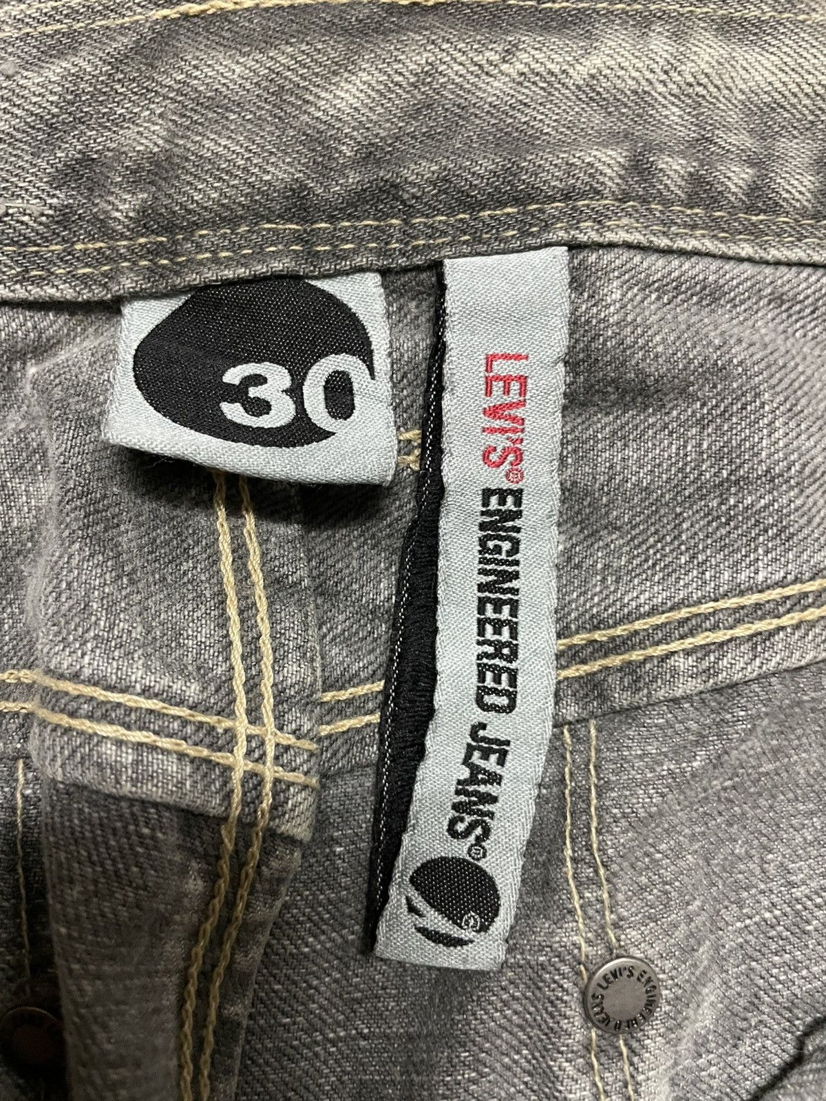 Levi's 💥Vintage 90s Levi’s Engineered Jeans Claw Mudwash Quarter Size US 30 / EU 46 - 9 Thumbnail