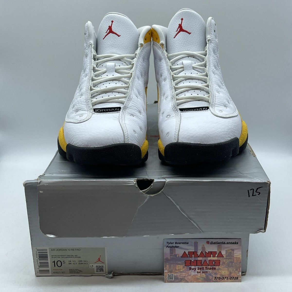 Jordan Brand Air Jordan 13 del sol Size US 10.5 / EU 43-44 - 2 Thumbnail