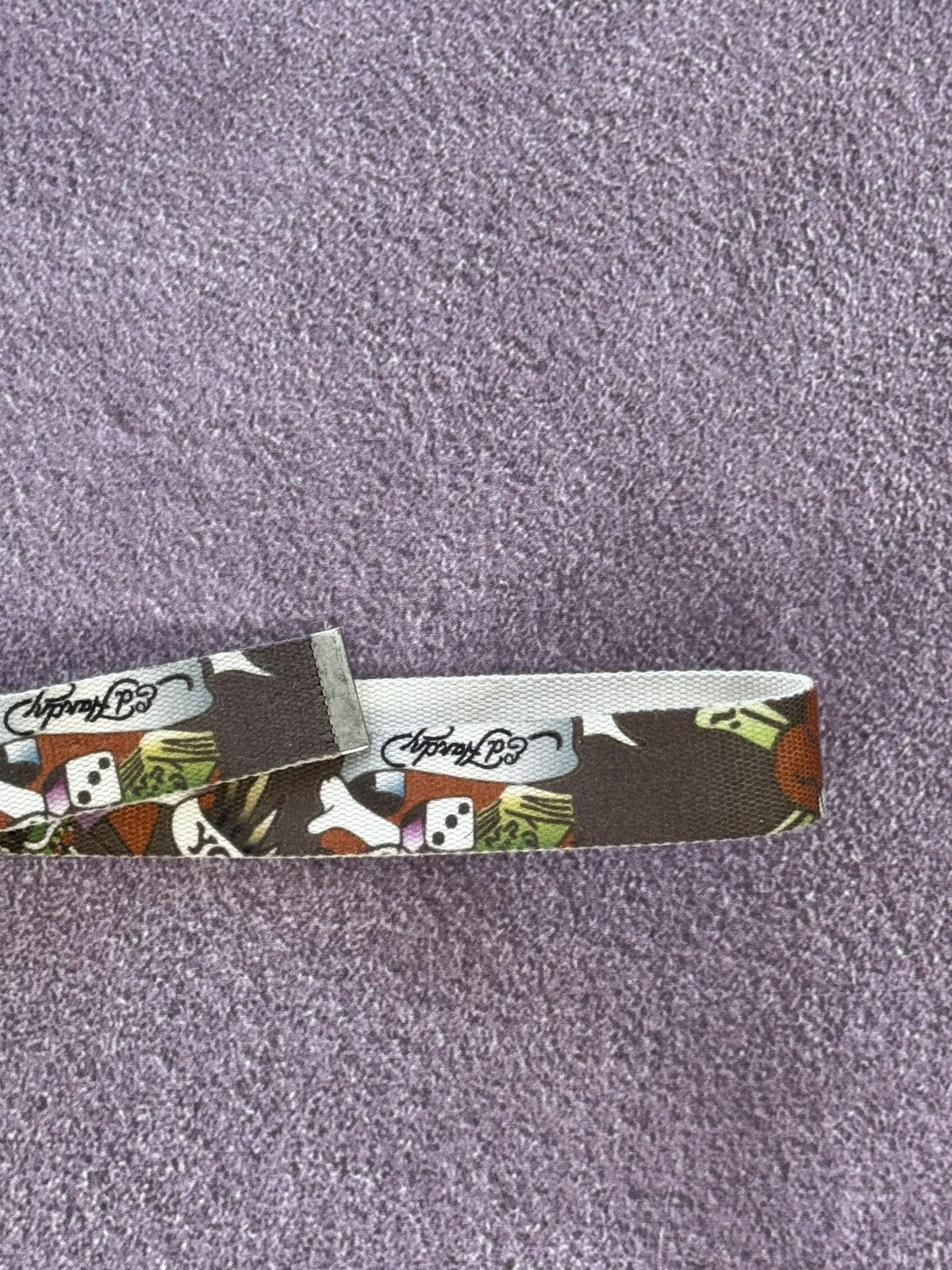 Ed Hardy Vintage Ed Hardy Multicolour Y2K Streetwear Cotton Belt Size ONE SIZE - 3 Thumbnail