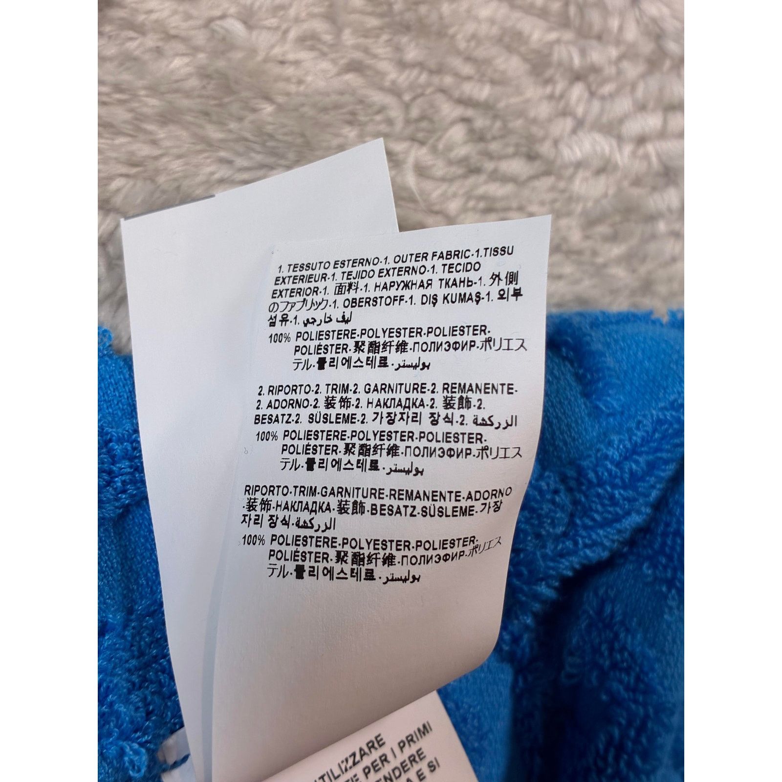 Versace Versace Monogram Blue Robe Size ONE SIZE - 3 Thumbnail