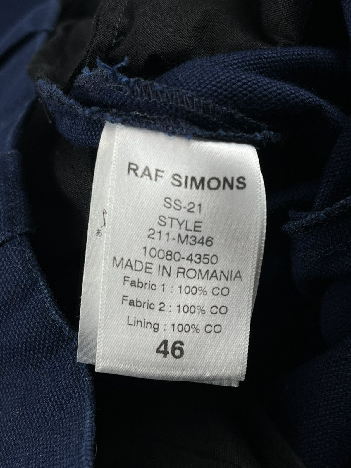 Raf Simons SS21 Raf Simons Heavy Canvas Flared Leg Insert Pants Size US 30 / EU 46 - 9 Thumbnail