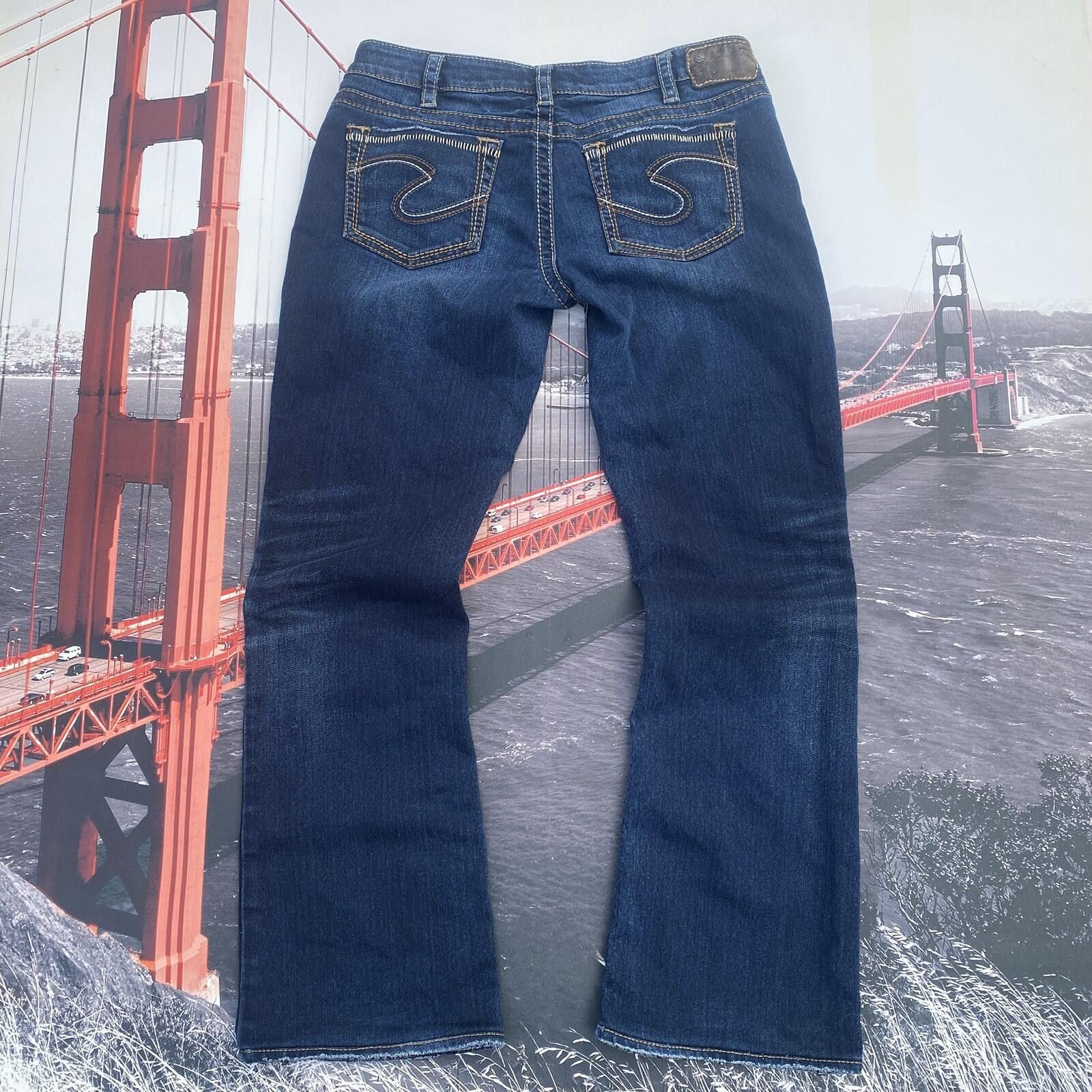 Silver Jeans Co. Silver Jeans Co Aiko Bootcut Womens Jeans 31x33 Blue Y2K Size 31" - 2 Thumbnail